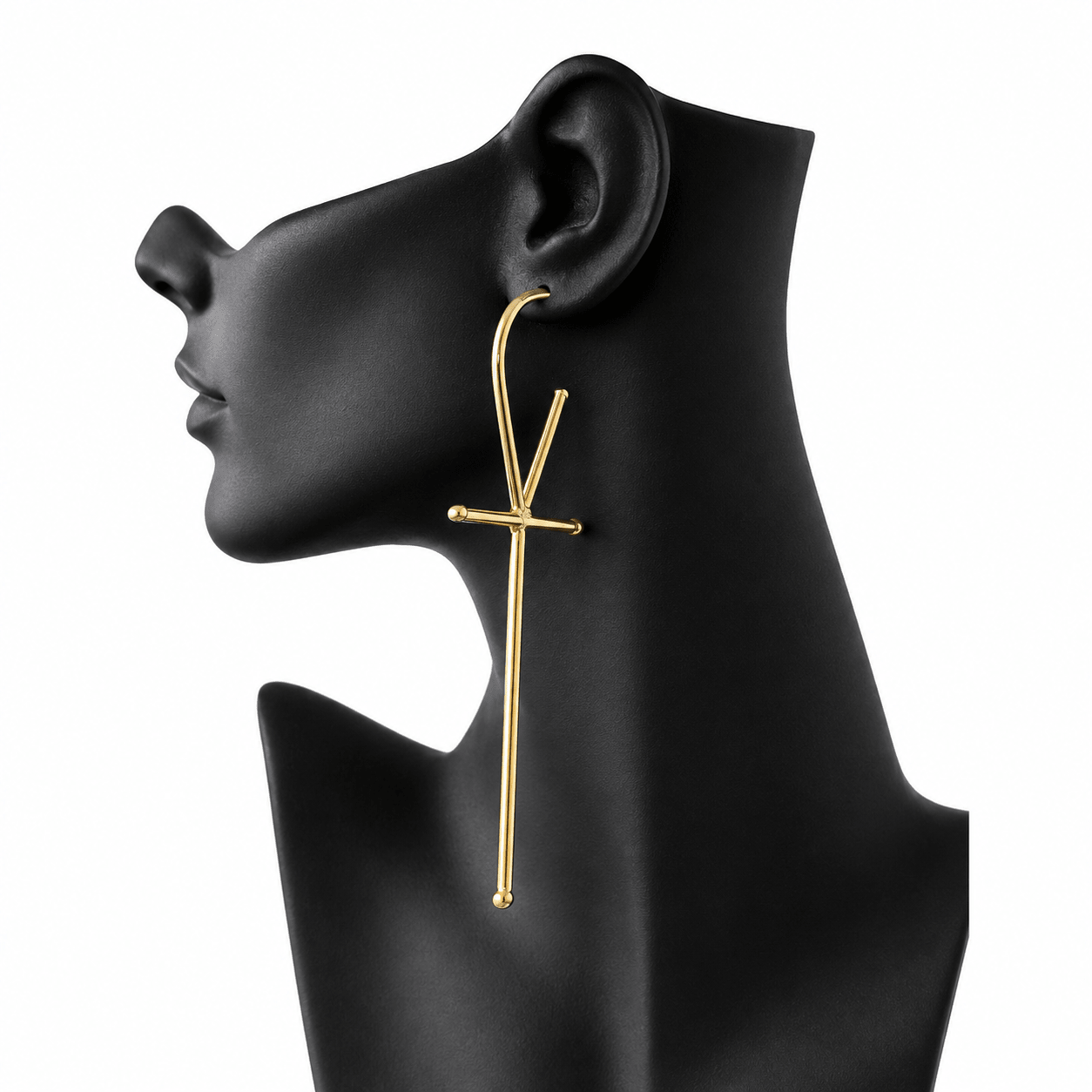 Ankh Statement Earrings - Trufacebygrace