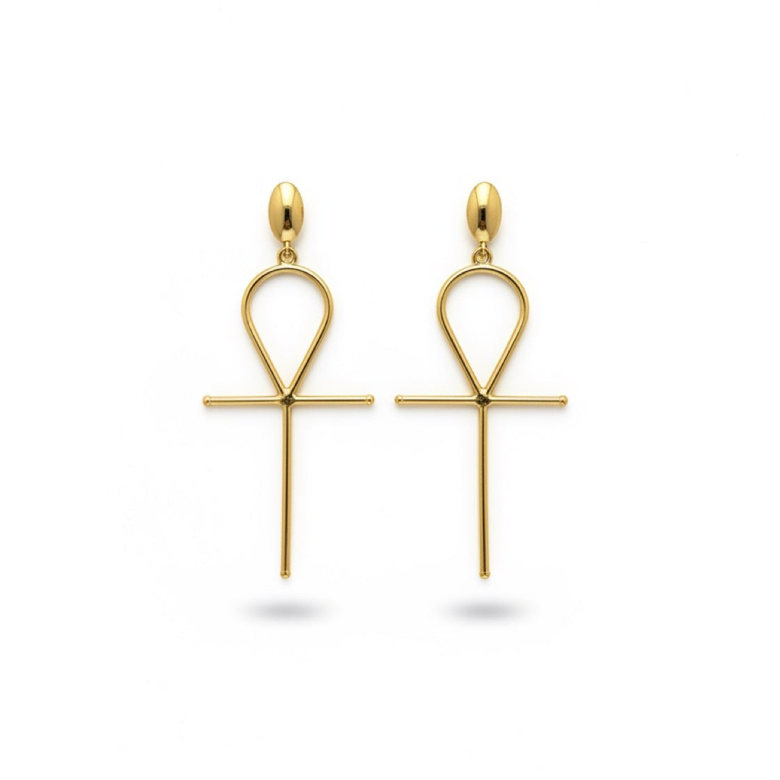 Ankh Statement Earrings - Trufacebygrace