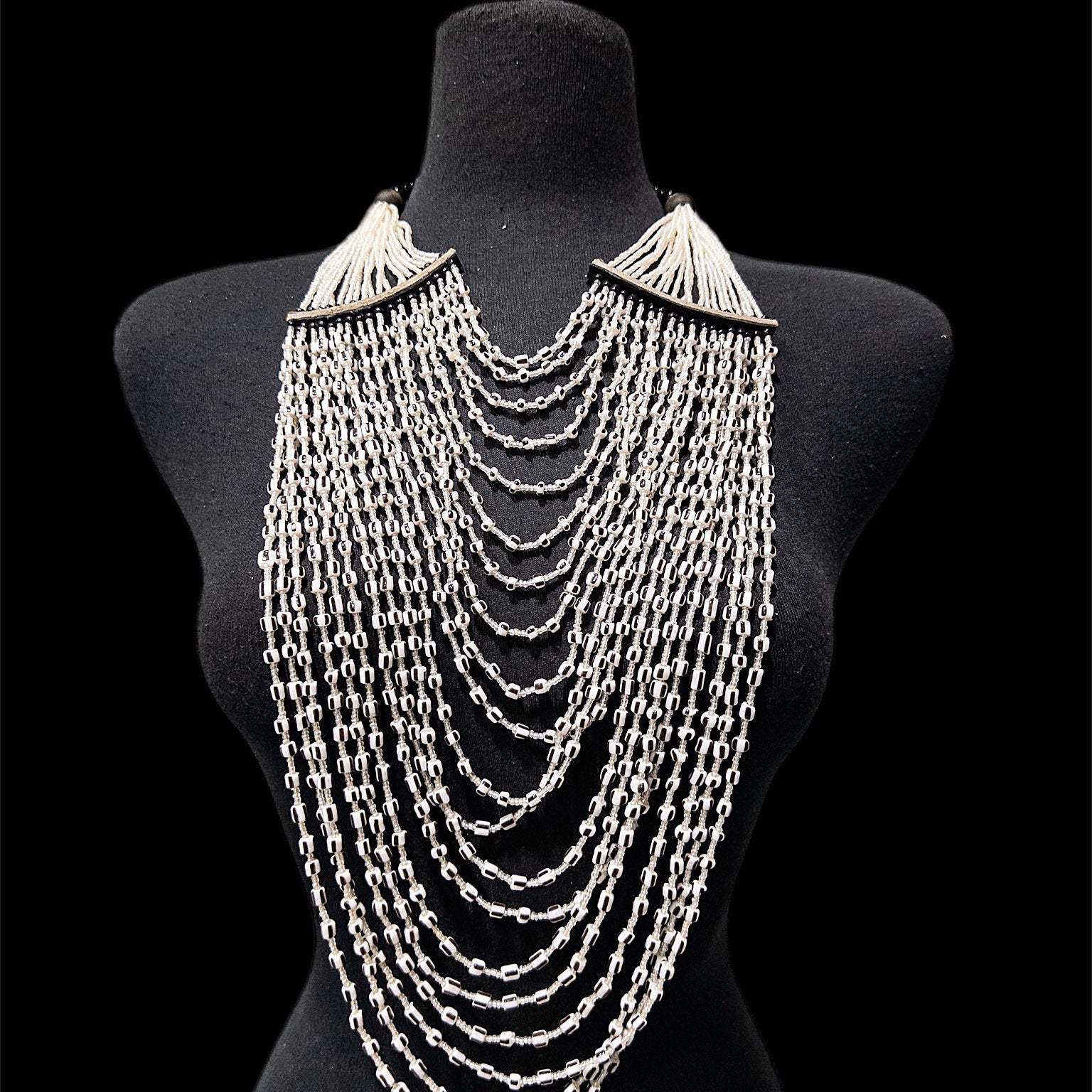 Asante Royalty Multi Strand Beaded Necklace - Trufacebygrace