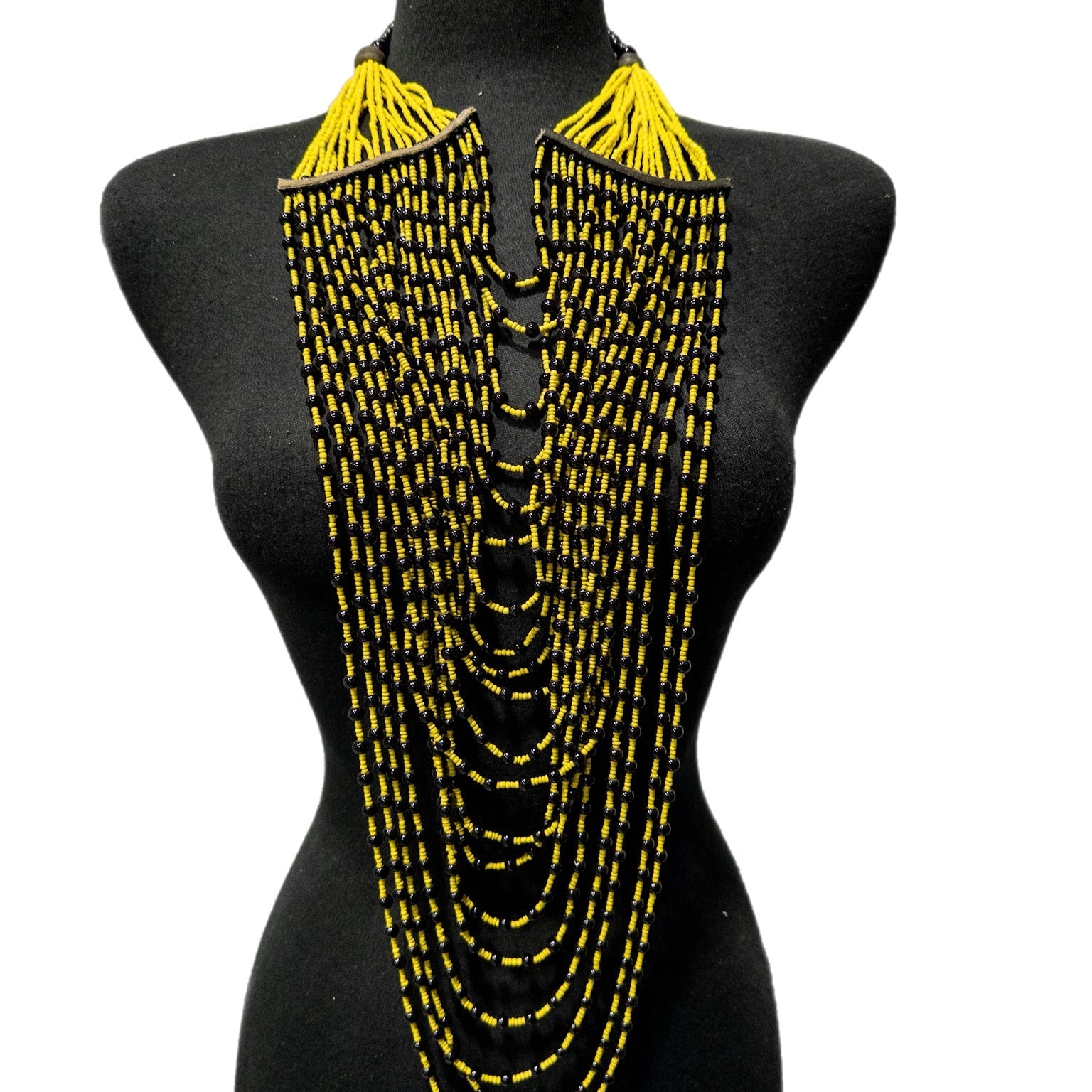 Asante Royalty Multi Strand Beaded Necklace - Trufacebygrace