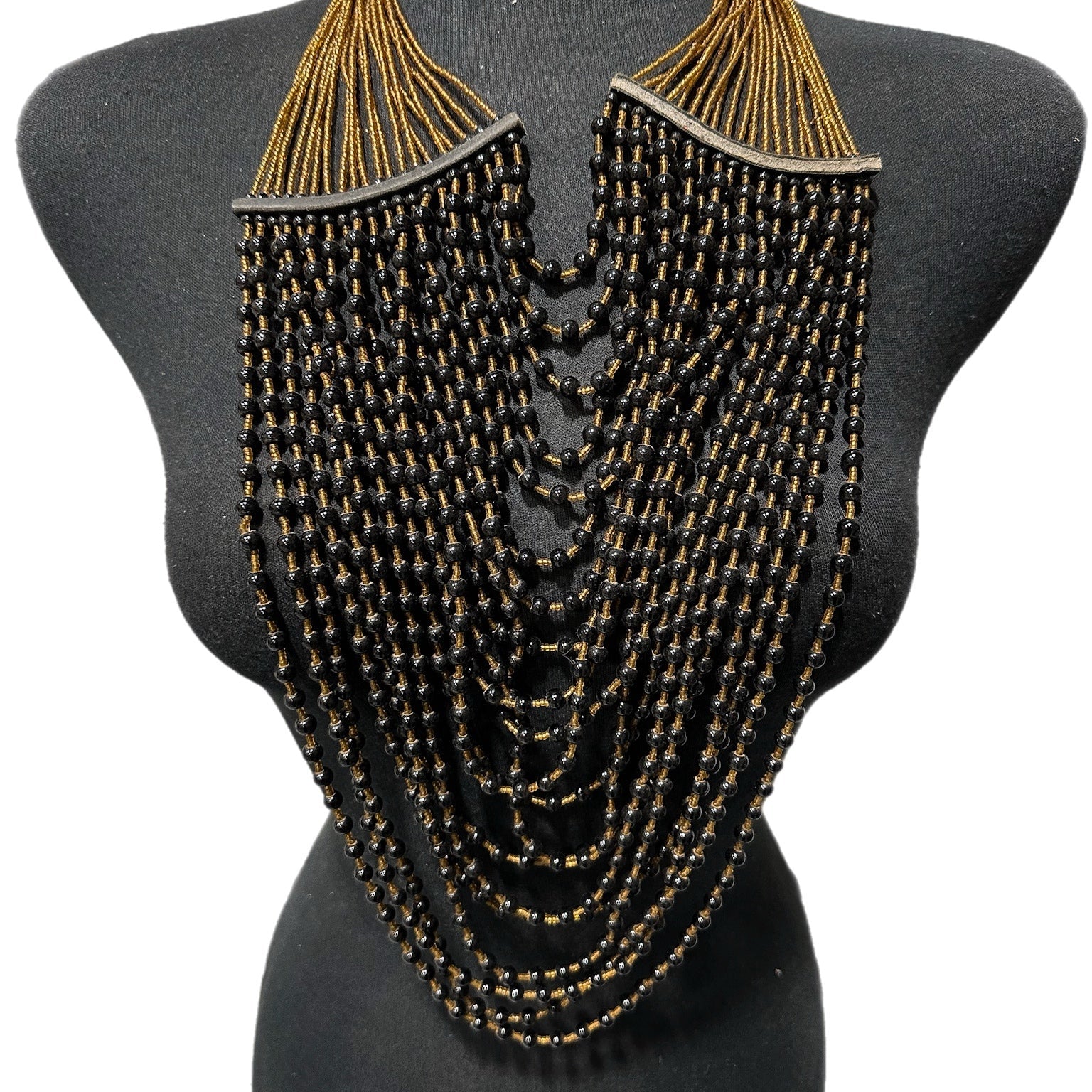 Asante Royalty Multi Strand Beaded Necklace - Trufacebygrace