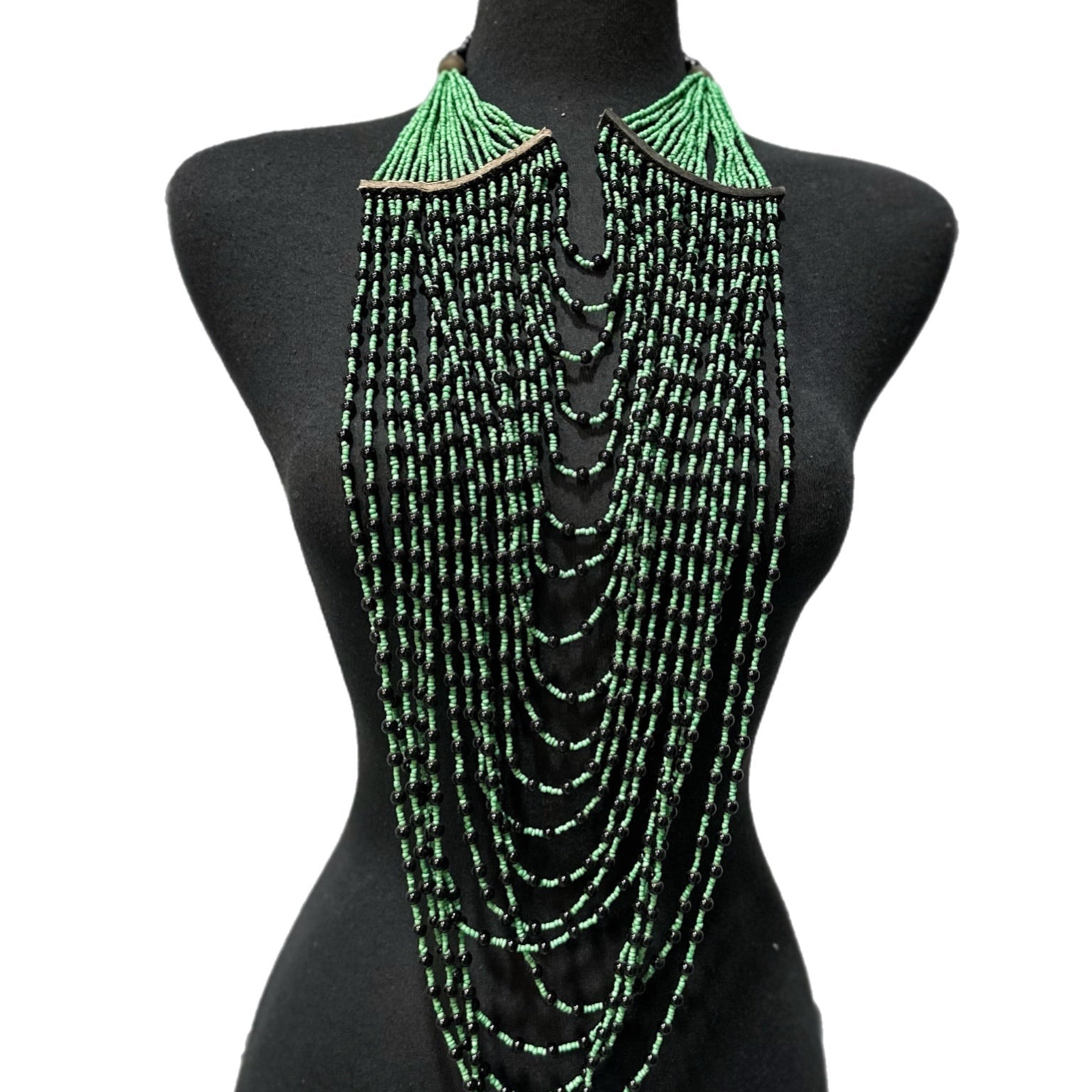Asante Royalty Multi Strand Beaded Necklace - Trufacebygrace