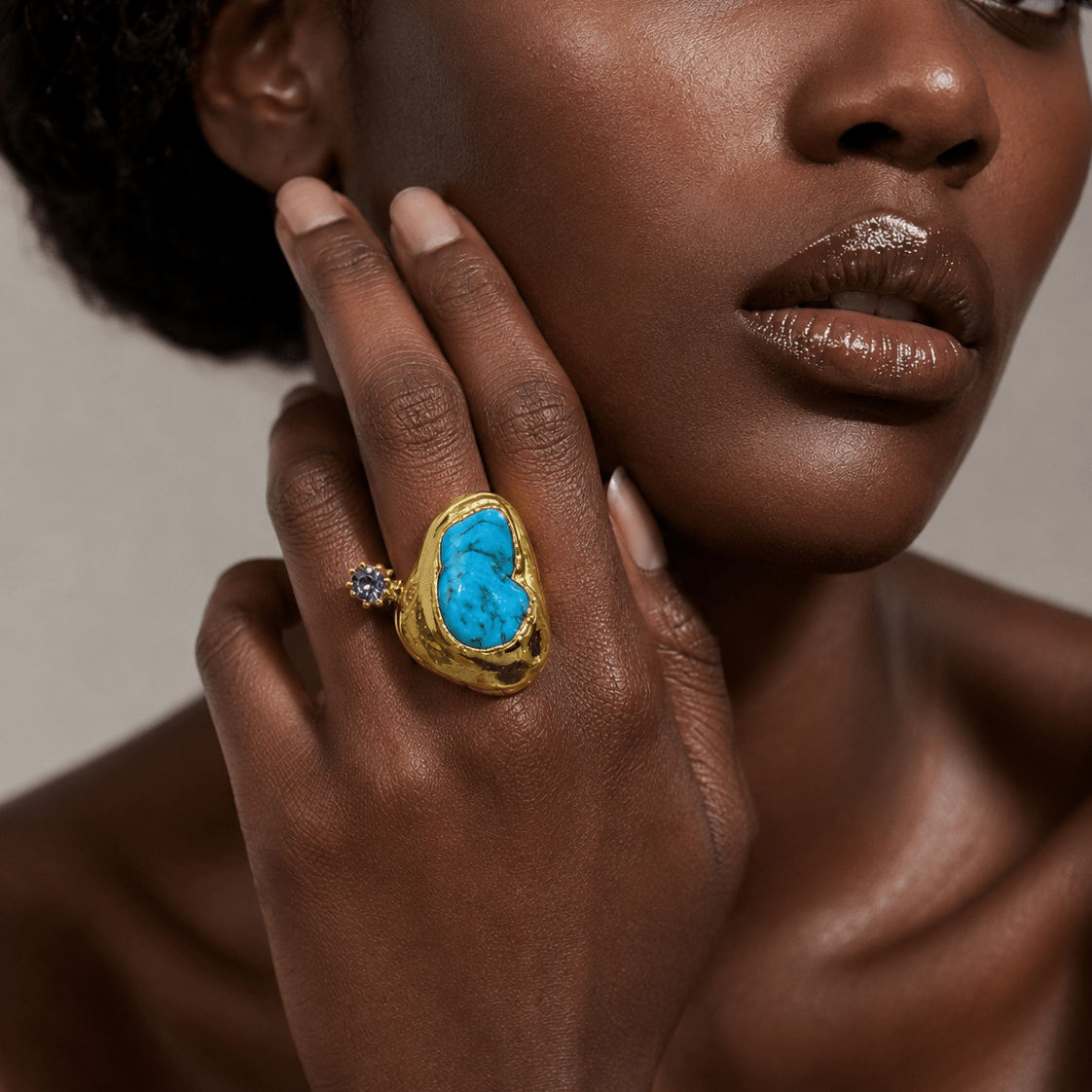Asase Stone Adjustable Ring - Trufacebygrace