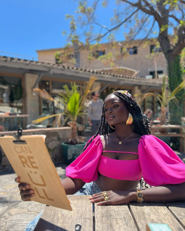 Aseda Dome Drop Earrings - Trufacebygrace