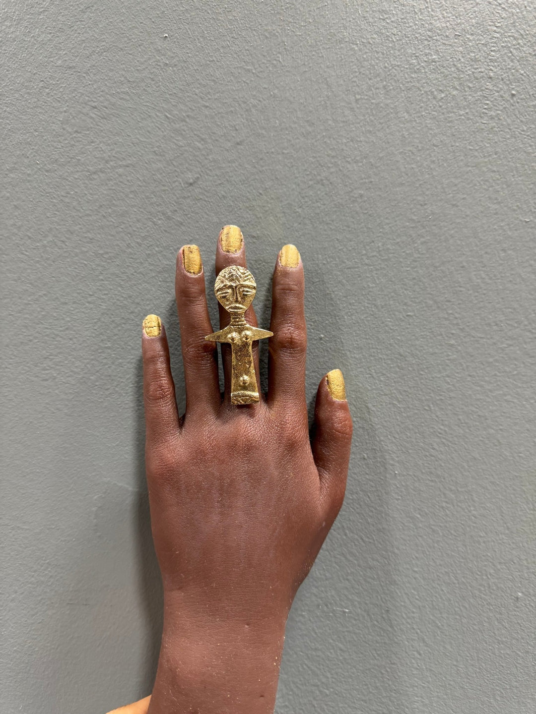 Asisimu Brass Statement Ring - Trufacebygrace