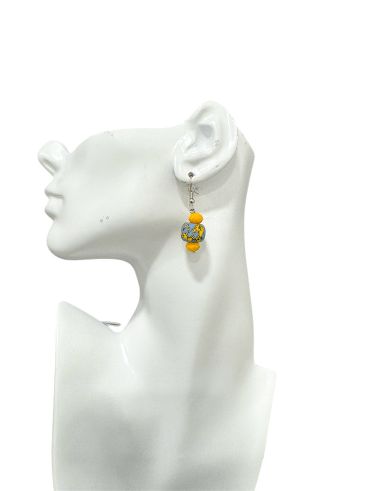 Authentic Krobo beads Earrings - Trufacebygrace