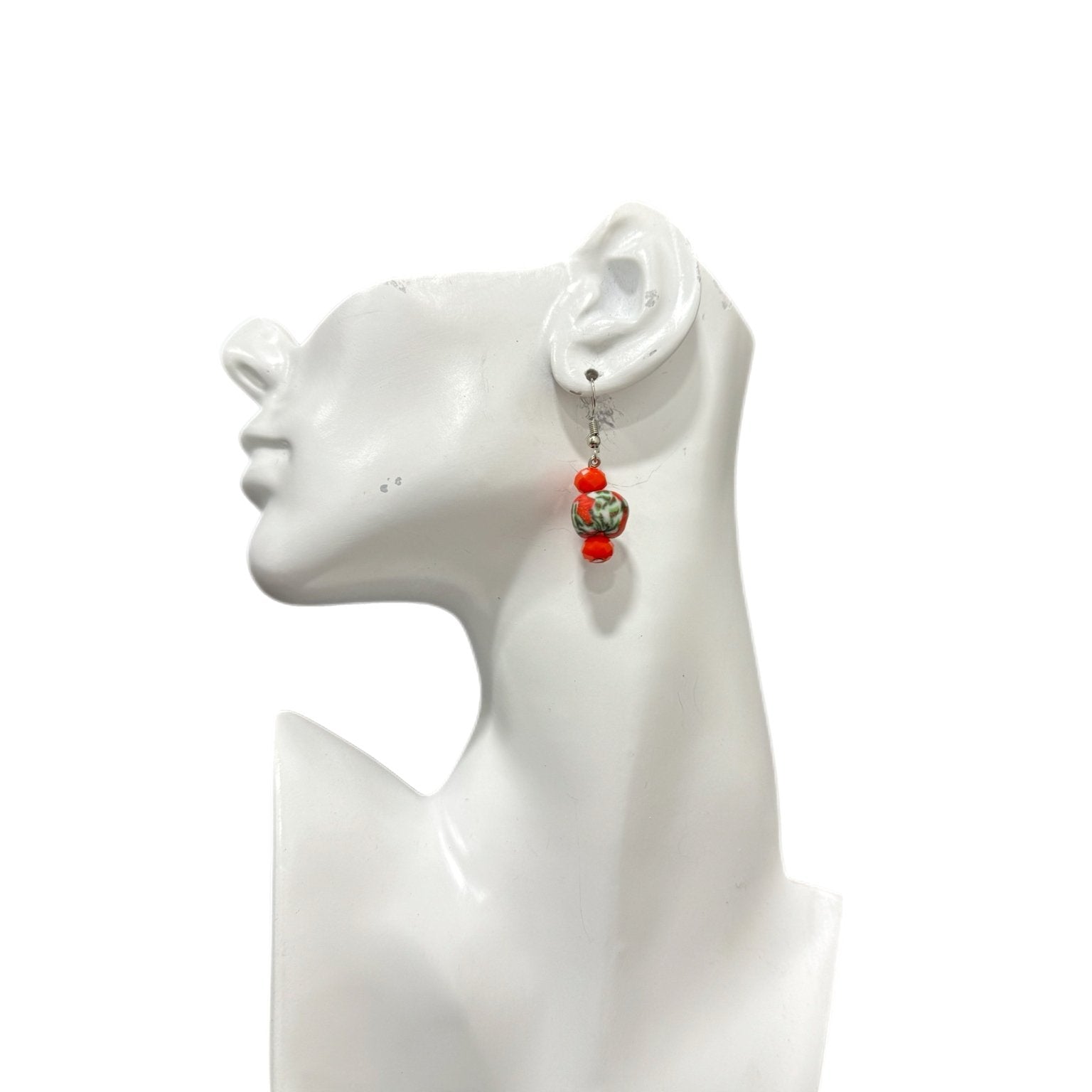Authentic Krobo beads Earrings - Trufacebygrace