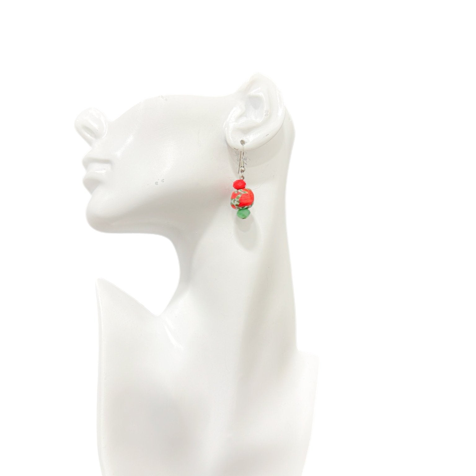 Authentic Krobo beads Earrings - Trufacebygrace