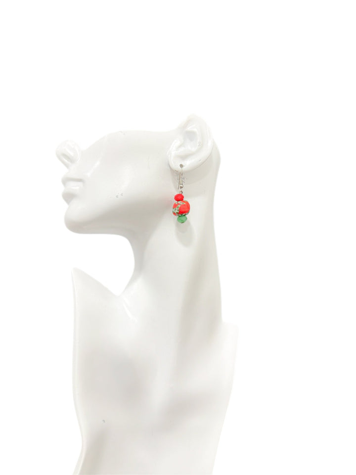 Authentic Krobo beads Earrings - Trufacebygrace