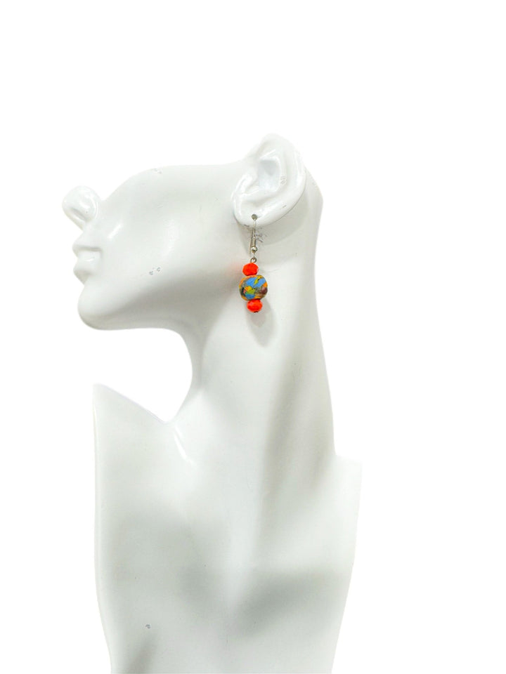 Authentic Krobo beads Earrings - Trufacebygrace