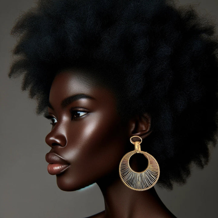 Awu Fan Earrings - Trufacebygrace