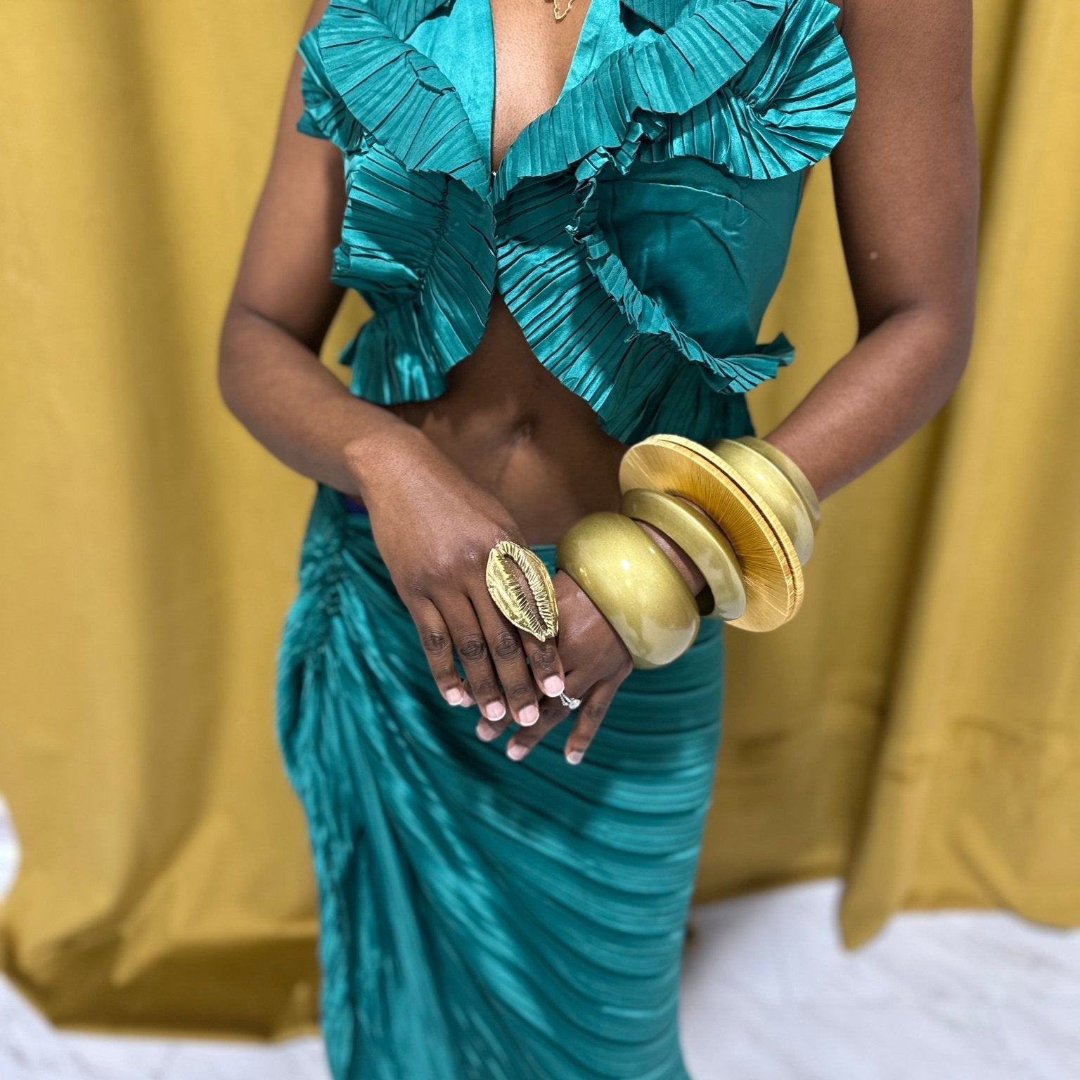 Aye Wura Statement Bangles - Trufacebygrace