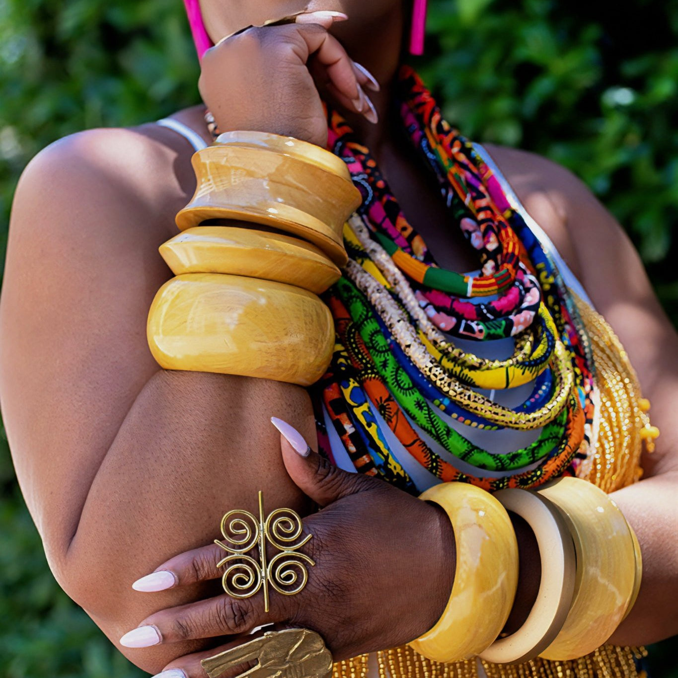 Aye Wura Statement Bangles - Trufacebygrace