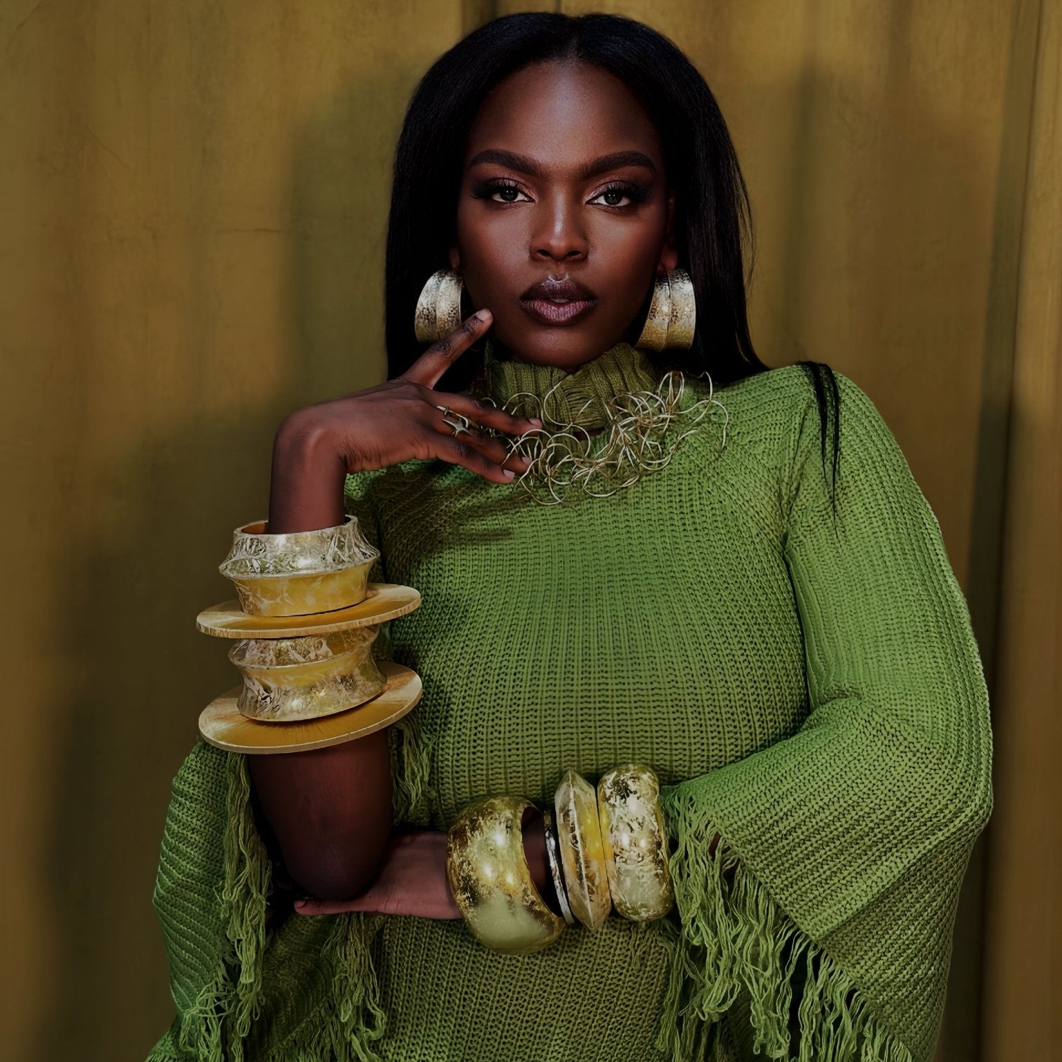 Aye Wura Statement Bangles - Trufacebygrace