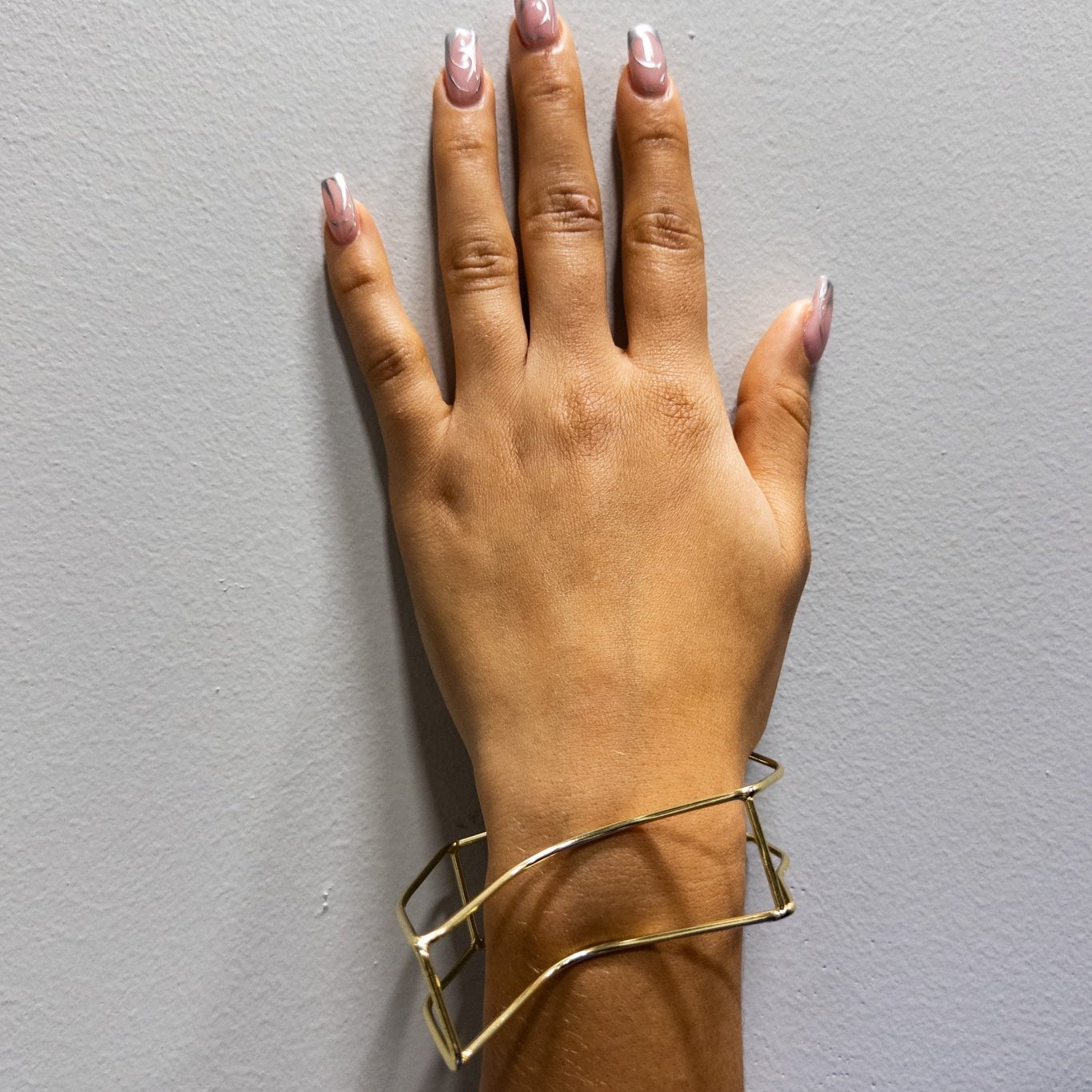 Ayika - 3D Geometric Bangle/Bracelet - Trufacebygrace