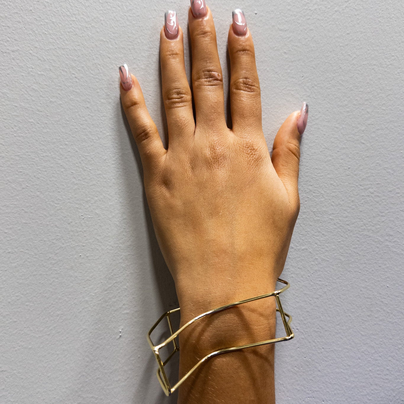 Ayika - 3D Geometric Bangle/Bracelet - Trufacebygrace