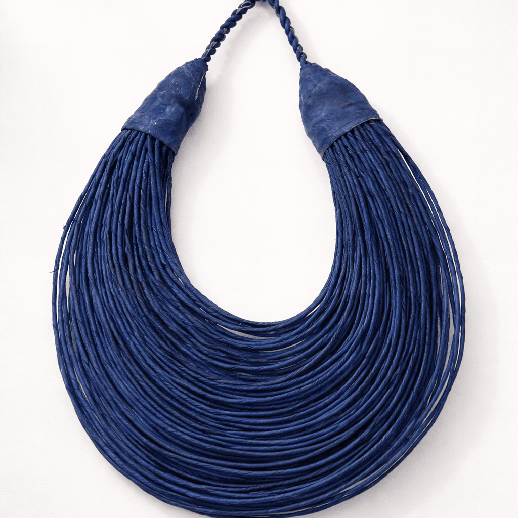 Aziza Genuine leather Multi - strand Statement necklace - Trufacebygrace