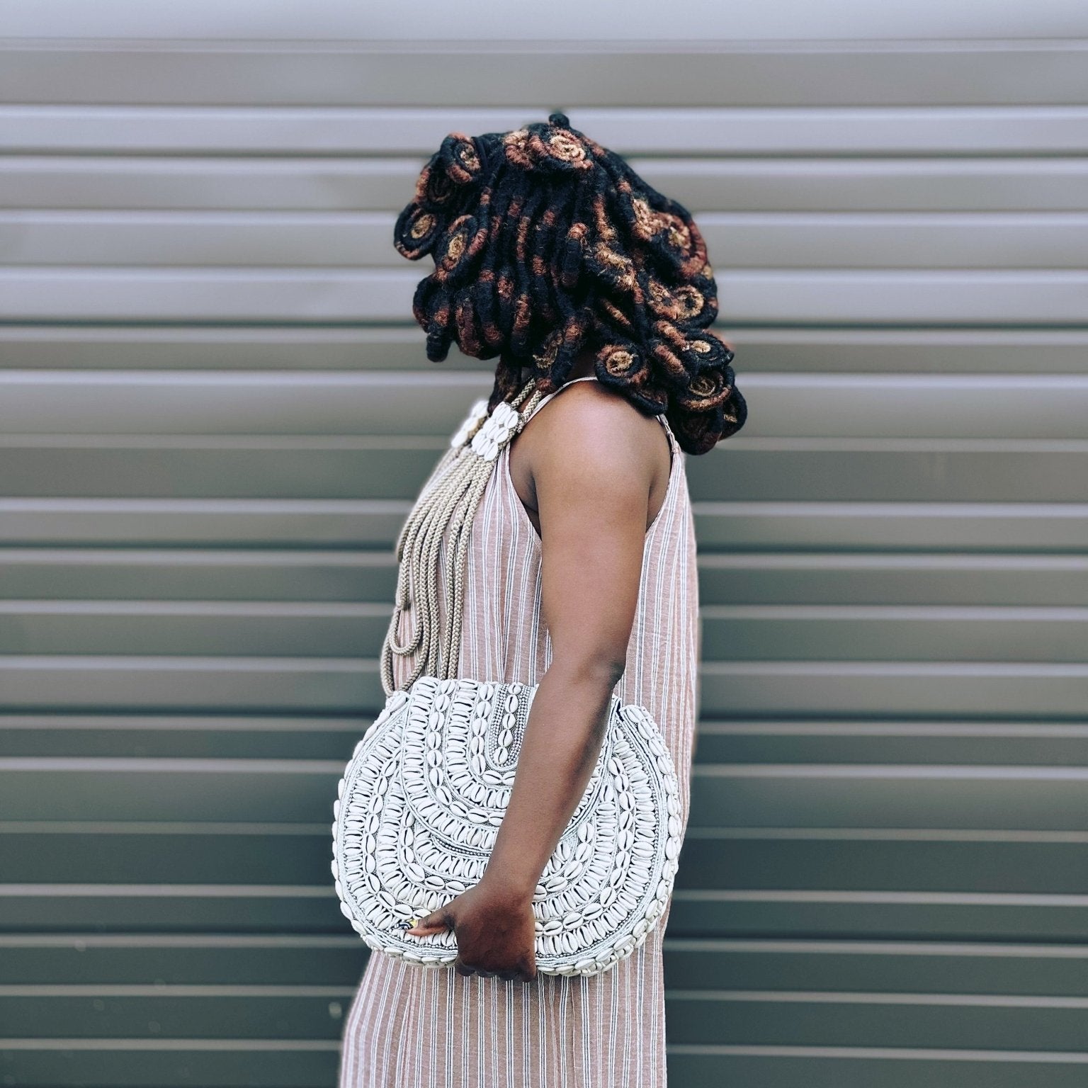 Bahari Luxe Cowry Shell Clutch - Trufacebygrace