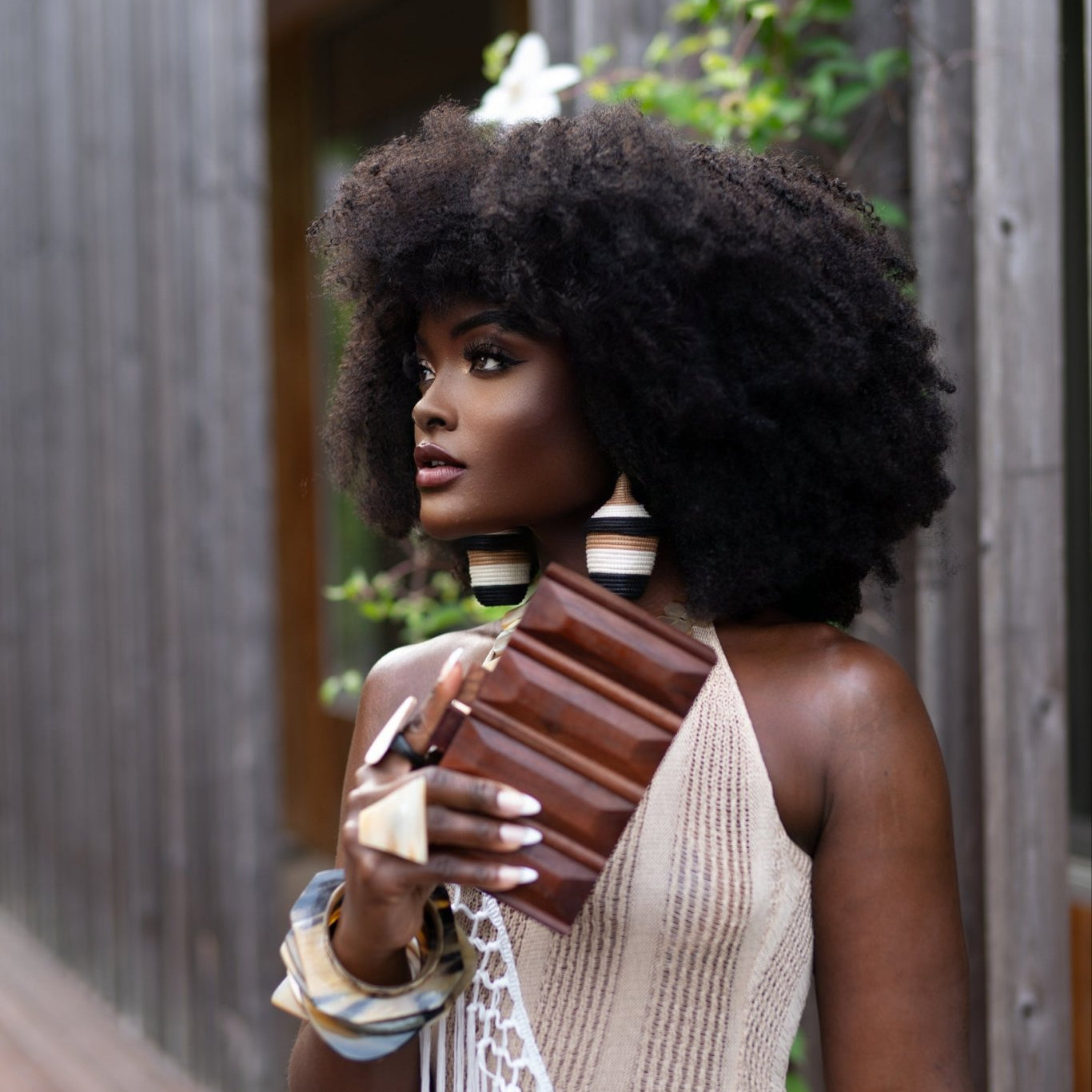 Bambaro Basket Earrings - Trufacebygrace