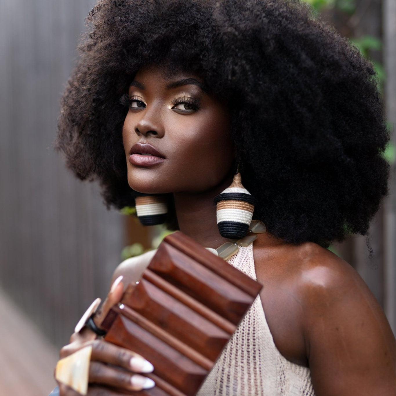 Bambaro Basket Earrings - Trufacebygrace