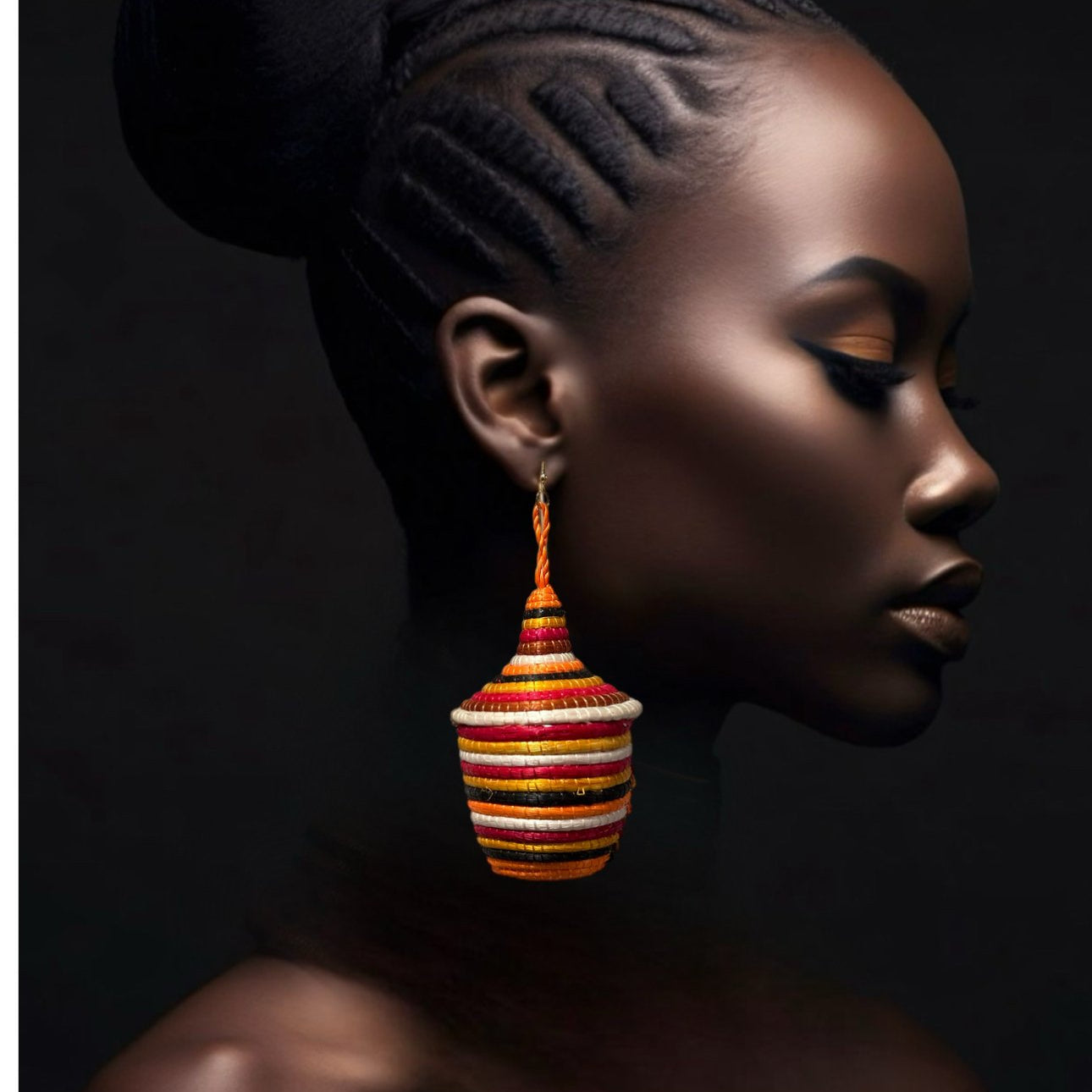 Bambaro Basket Earrings - Trufacebygrace