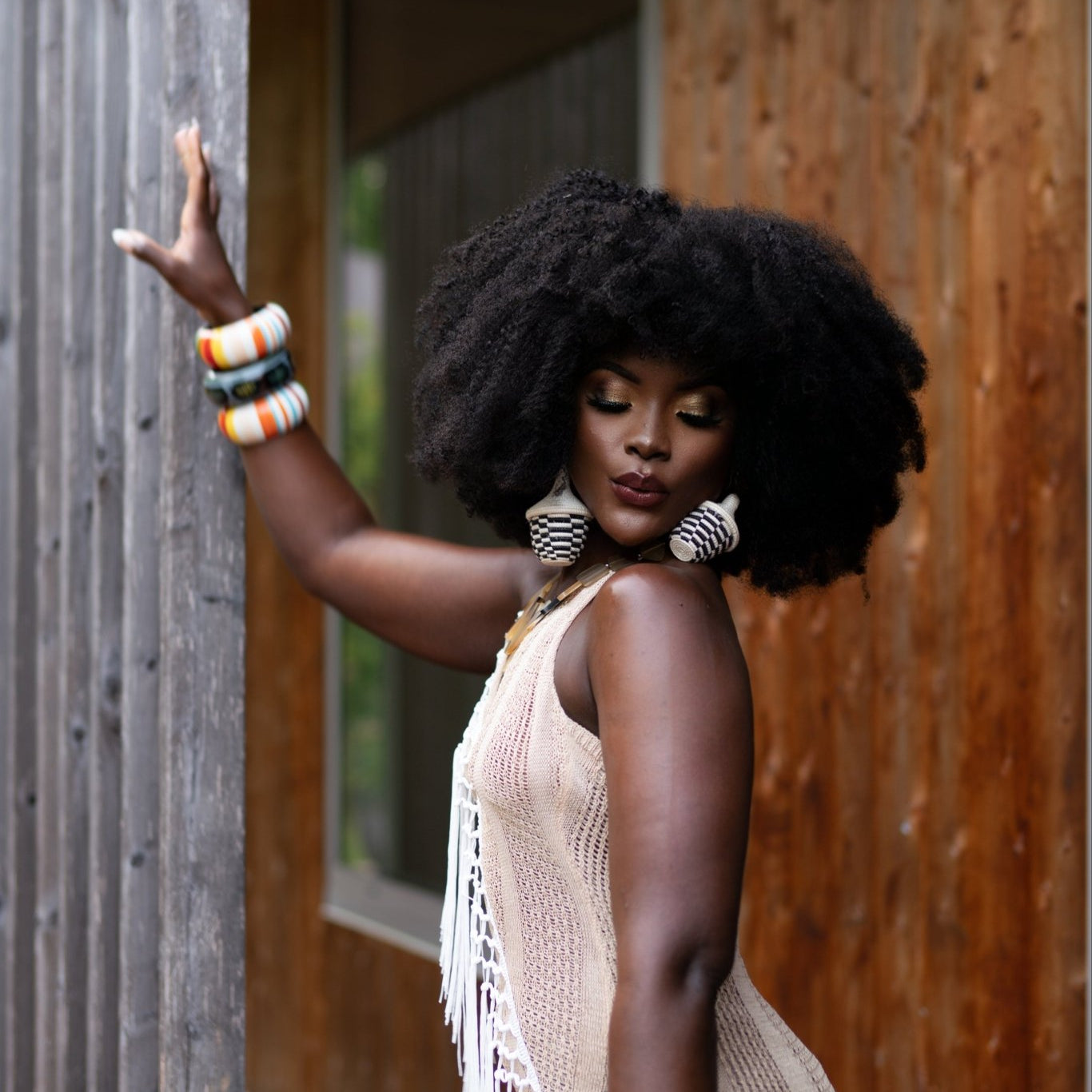 Bambaro Basket Earrings - Trufacebygrace