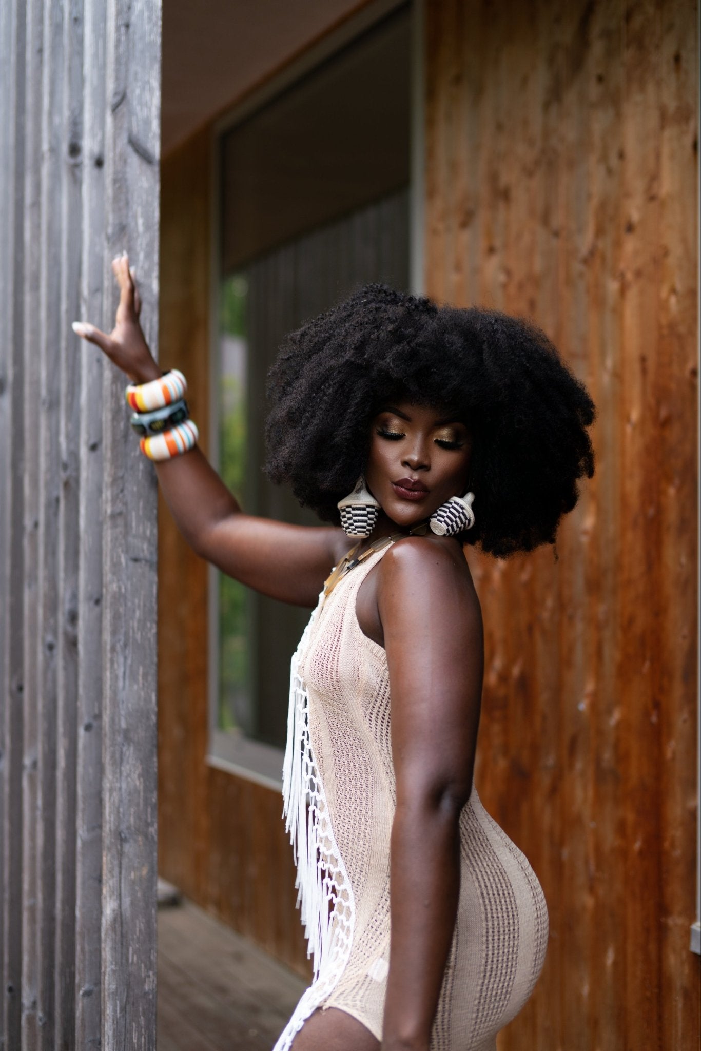 Bambaro Basket Earrings - Trufacebygrace