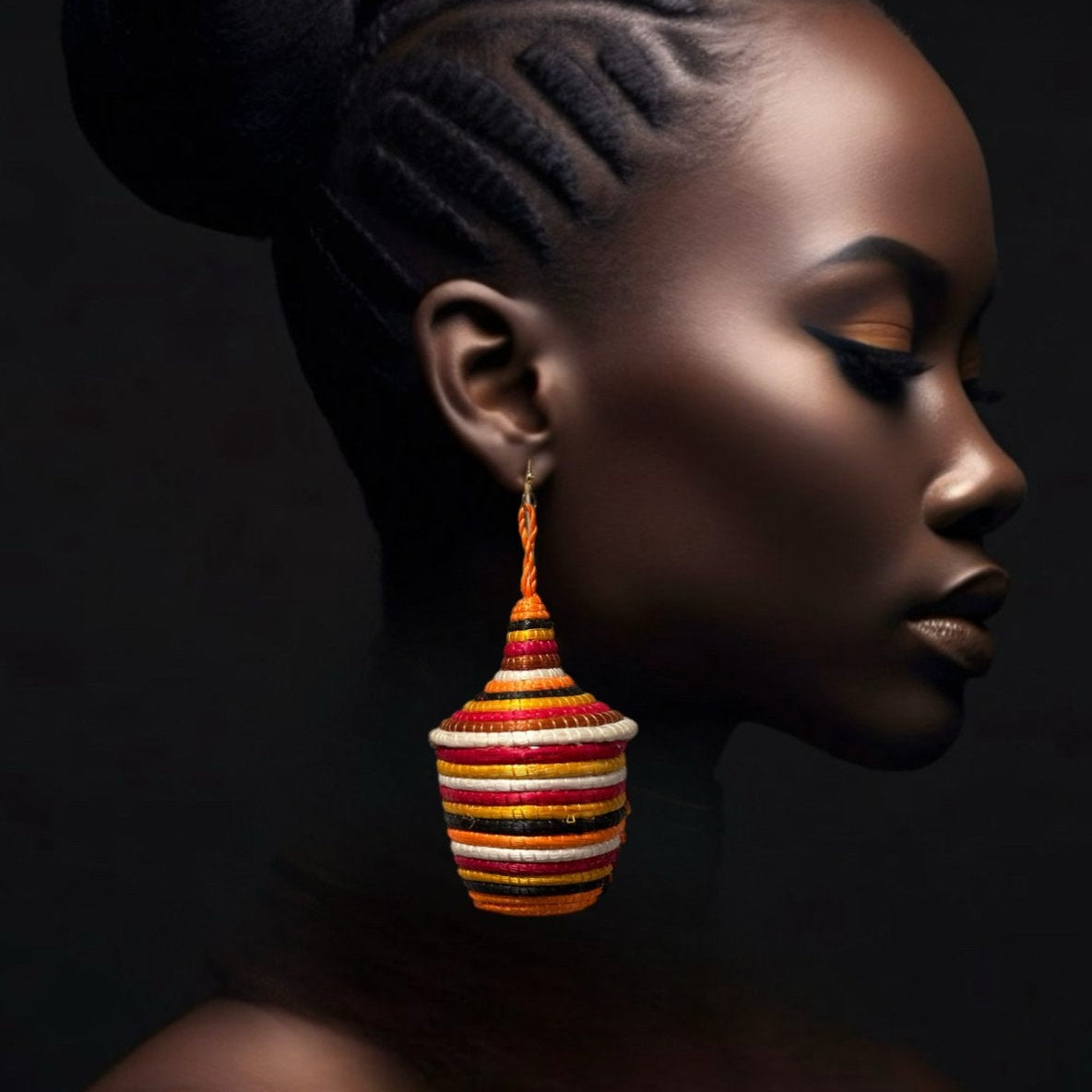 Bambaro Basket Earrings - Trufacebygrace