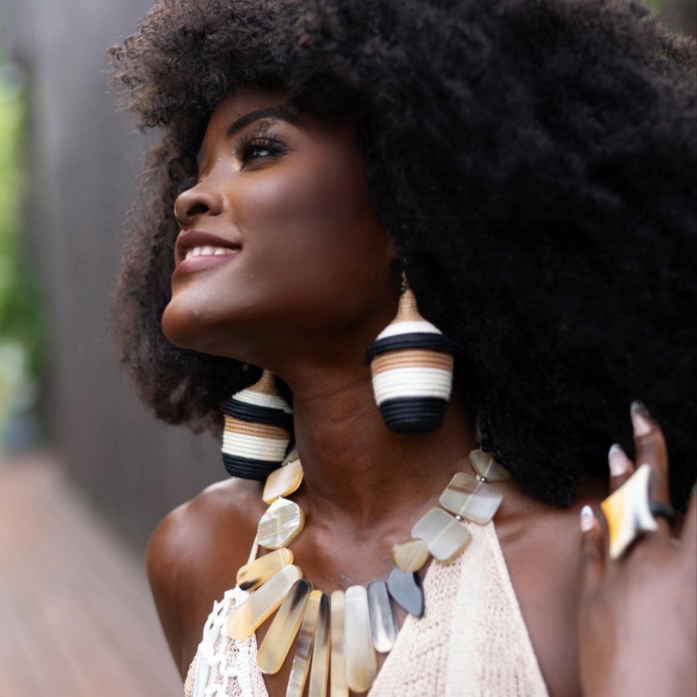 Bambaro Basket Earrings - Trufacebygrace