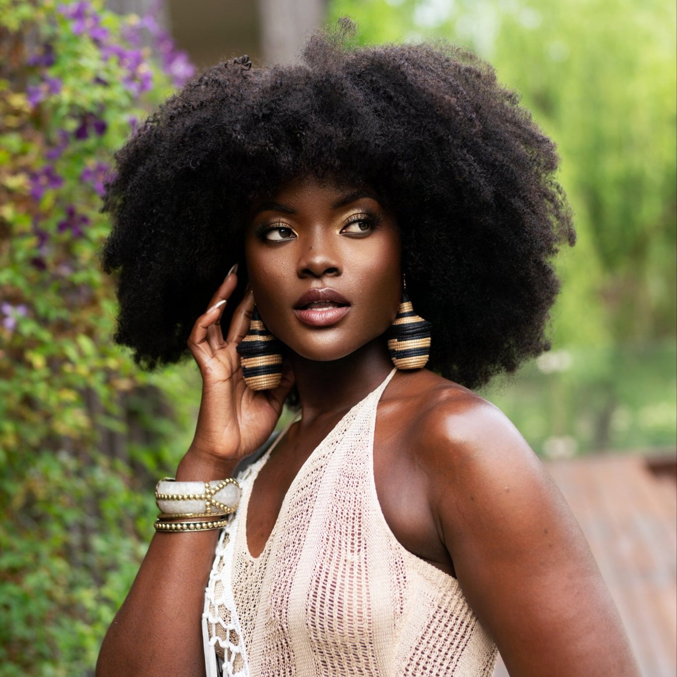 Bambaro Basket Earrings - Trufacebygrace