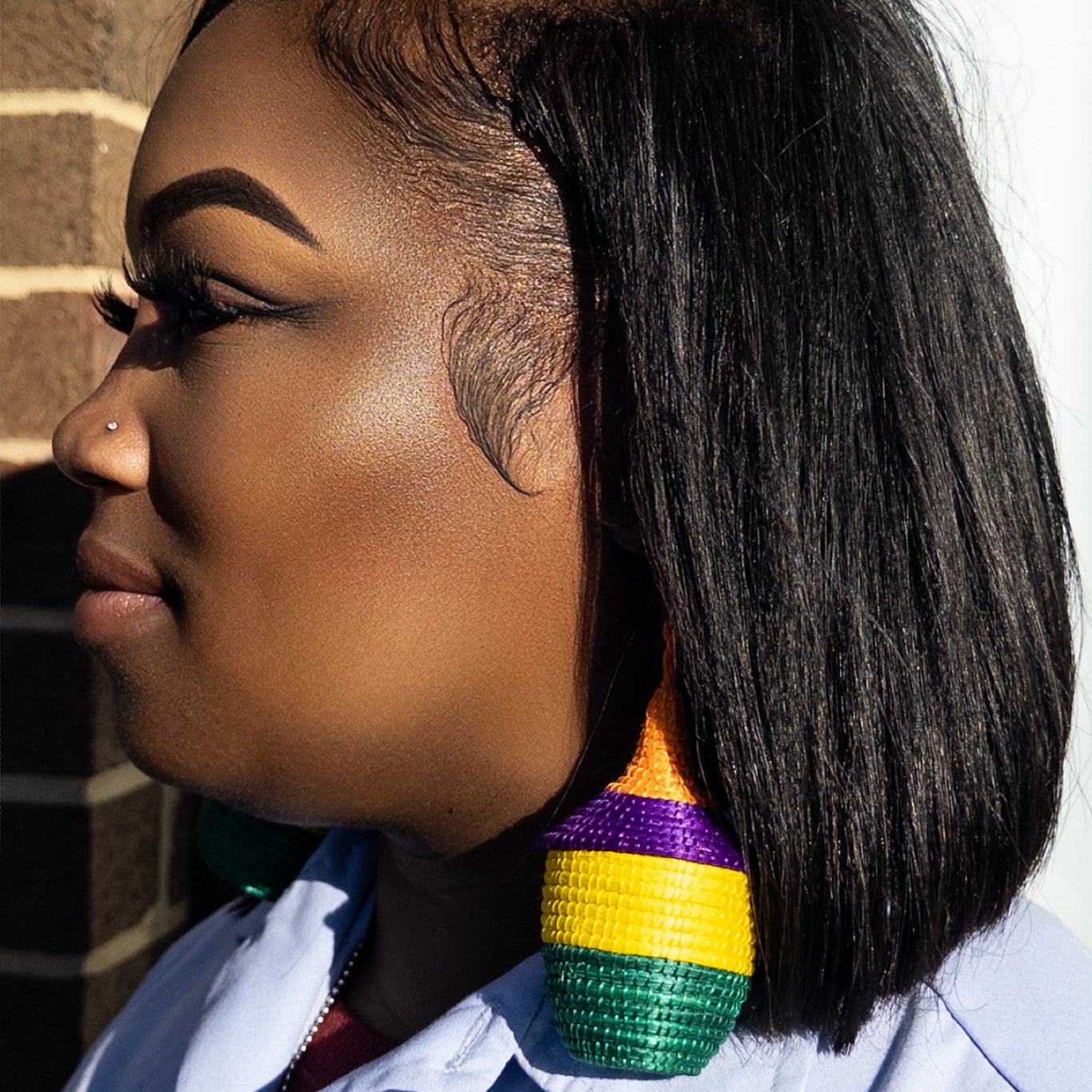 Bambaro Basket Earrings - Trufacebygrace