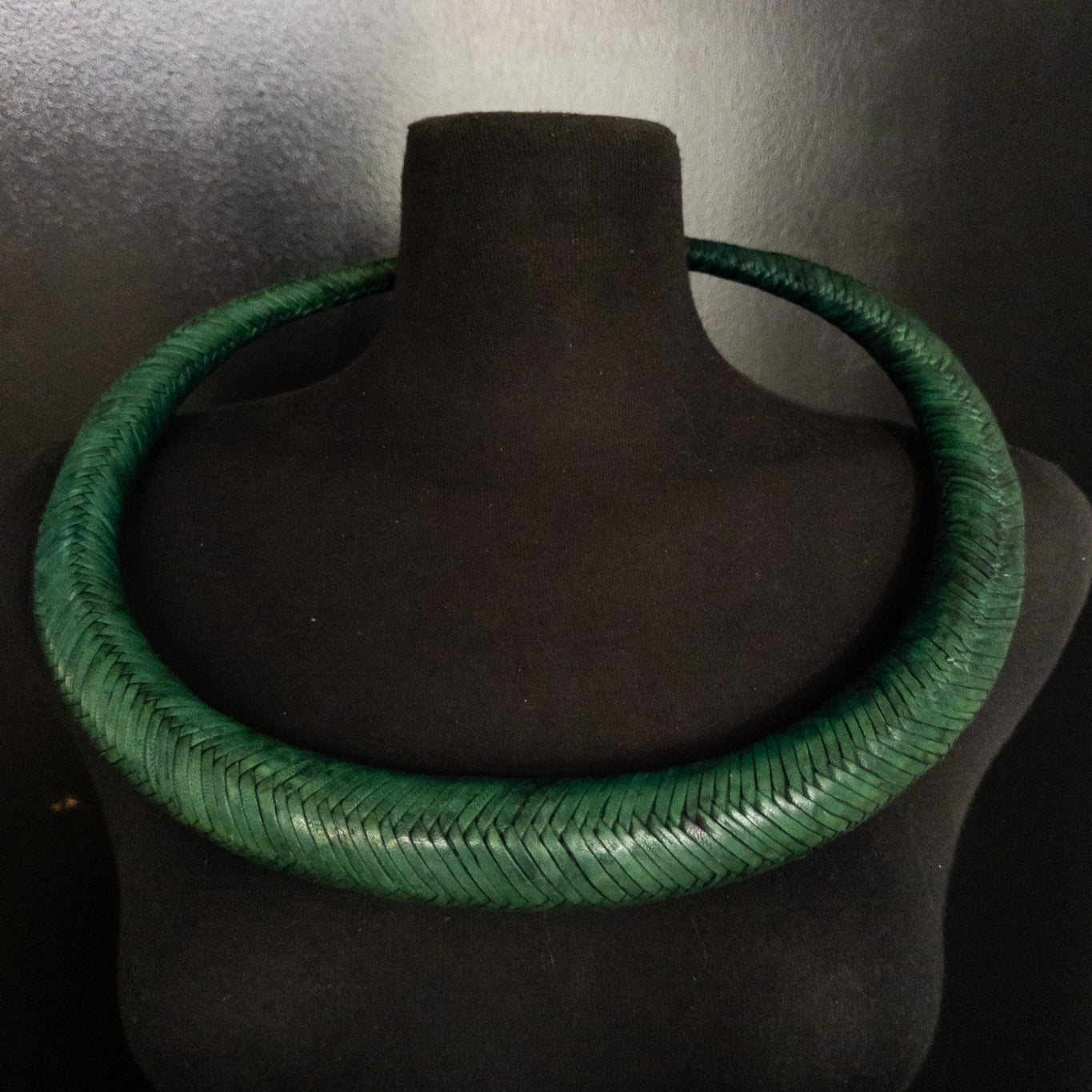 Bankula Genuine leather BIG chunky necklace - Trufacebygrace
