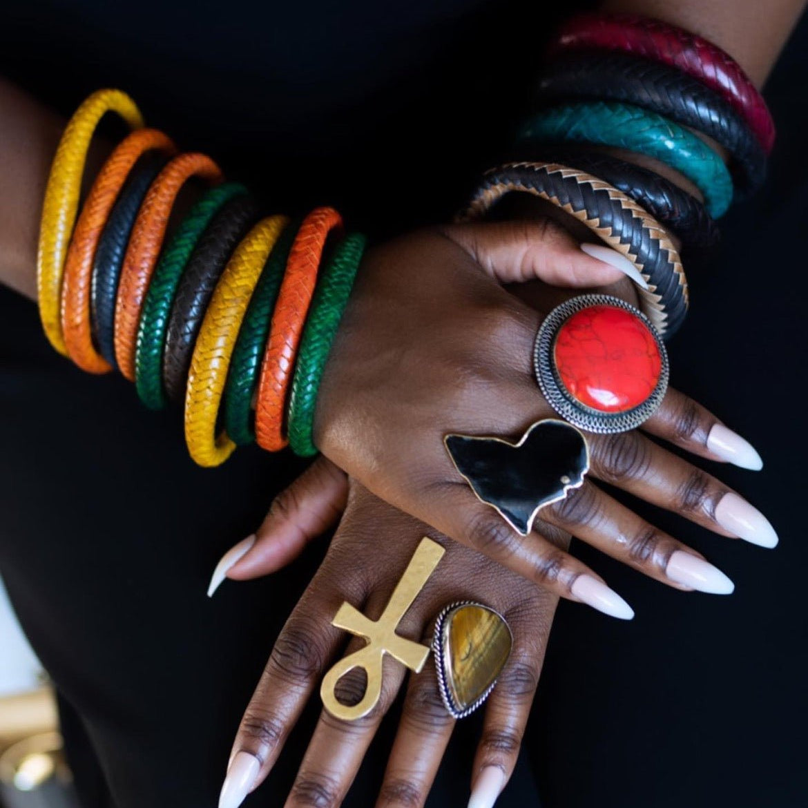 Bankula Genuine Leather Unisex bracelet - Trufacebygrace