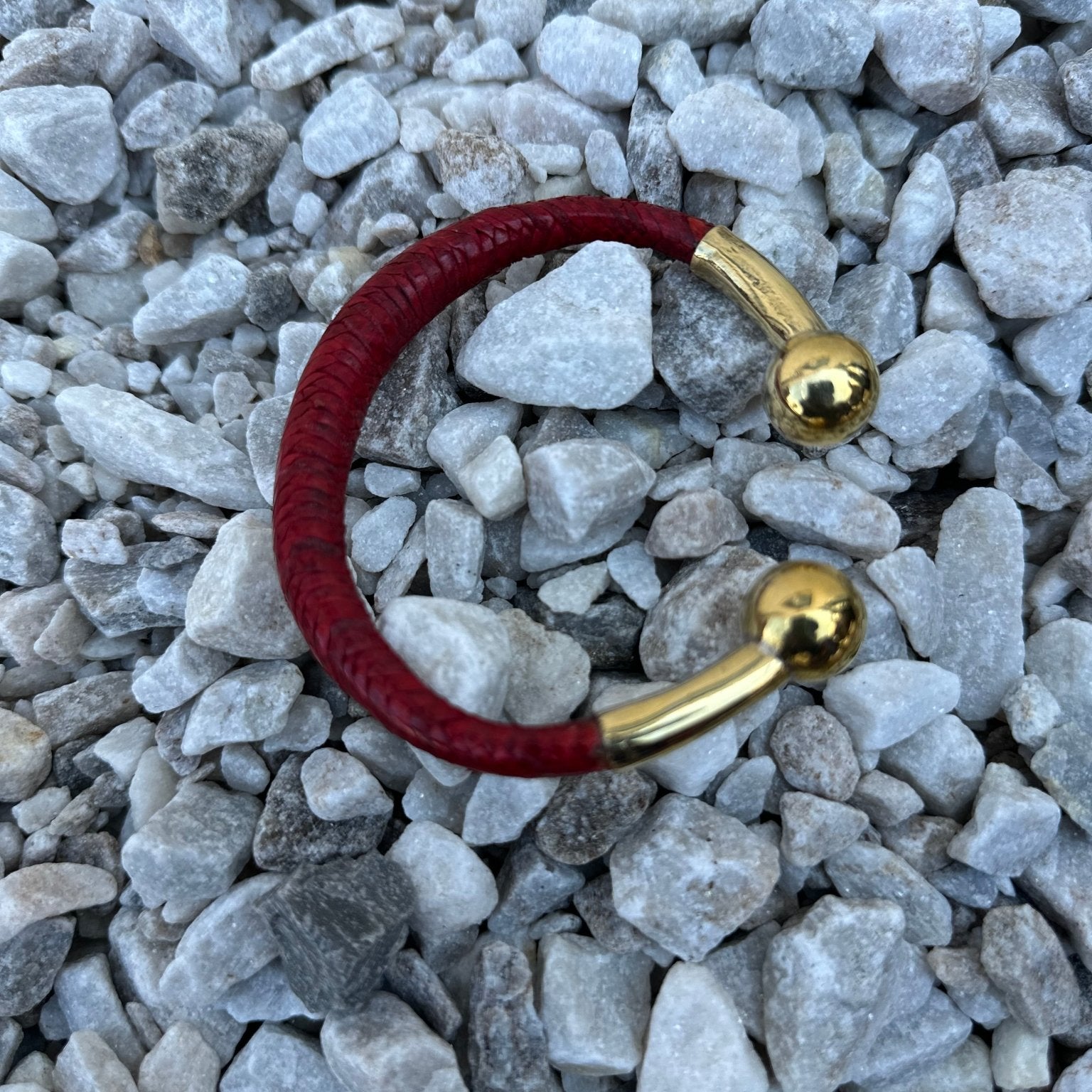 Bankula Leather with Brass Bracelets - Trufacebygrace