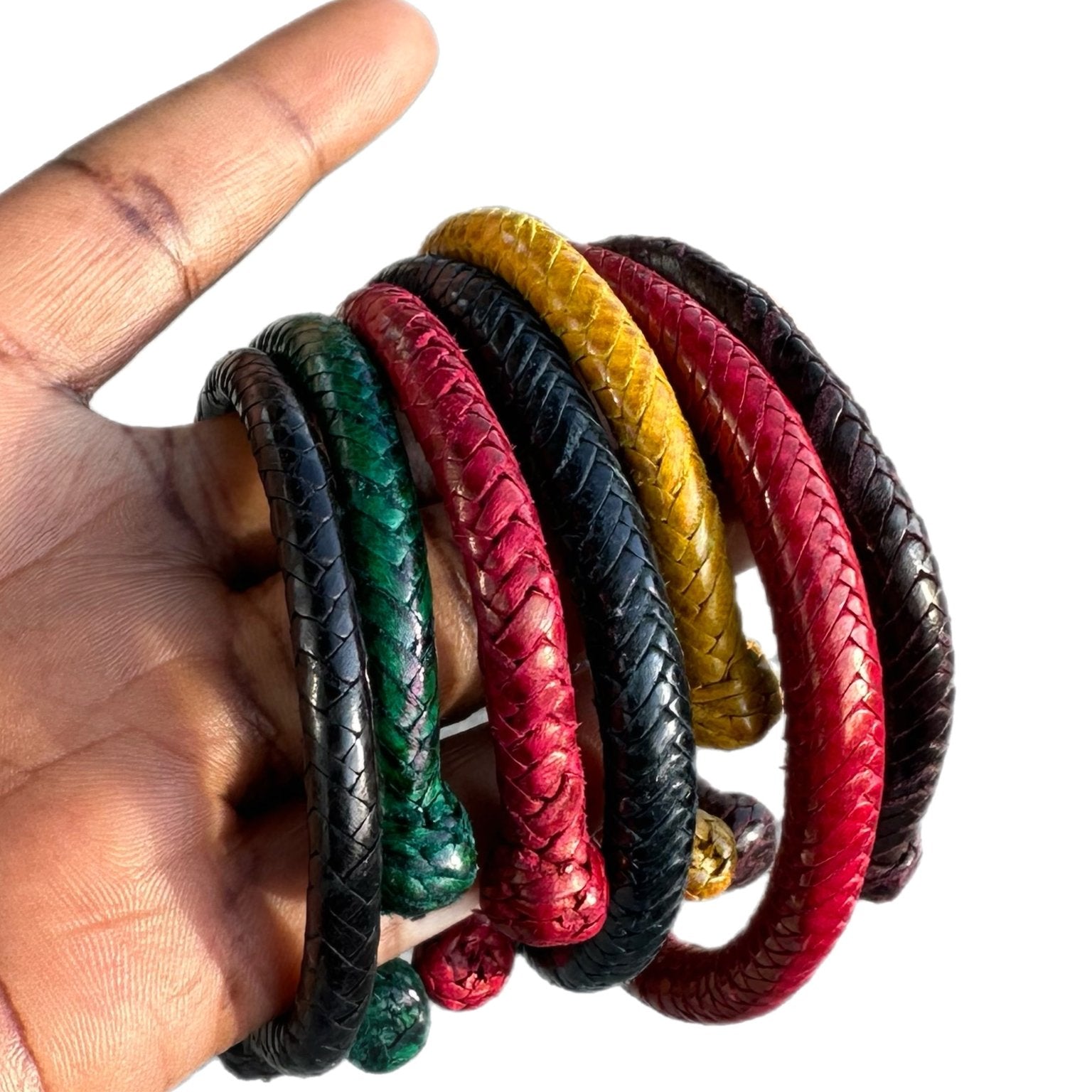 Bankula Unisex FlexFit Genuine Leather Bracelet - Trufacebygrace
