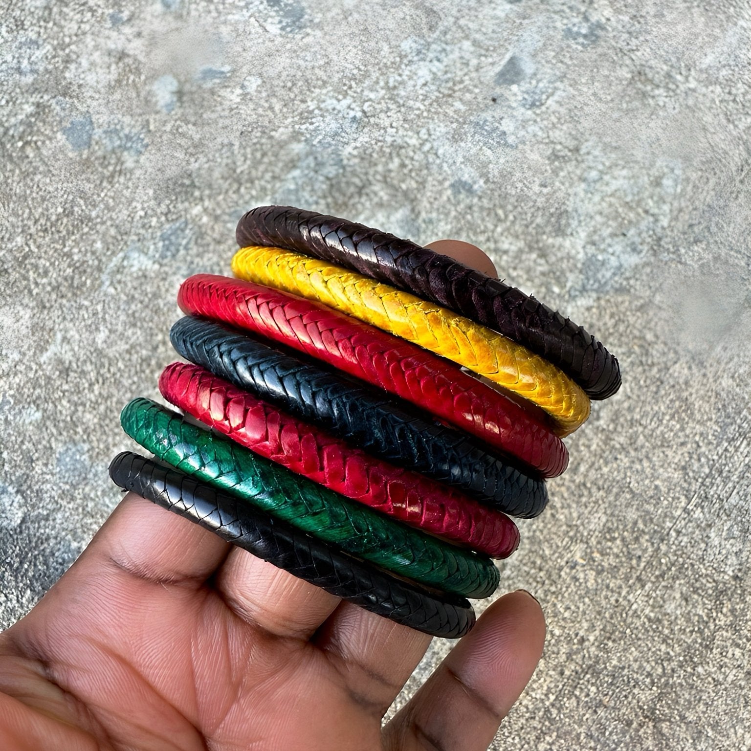Bankula Unisex FlexFit Genuine Leather Bracelet - Trufacebygrace