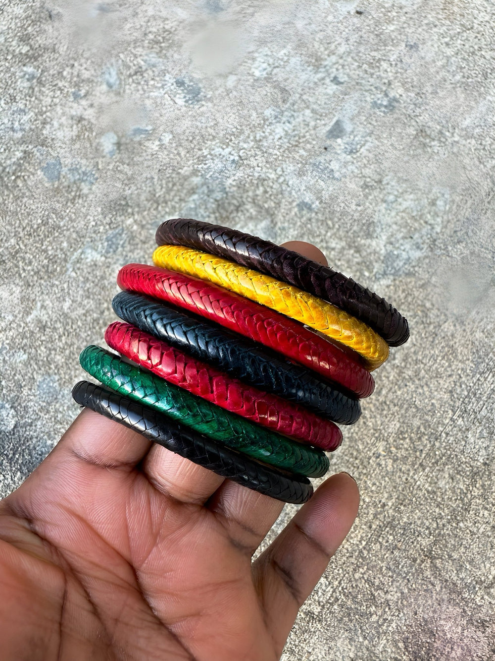 Bankula Unisex FlexFit Genuine Leather Bracelet - Trufacebygrace