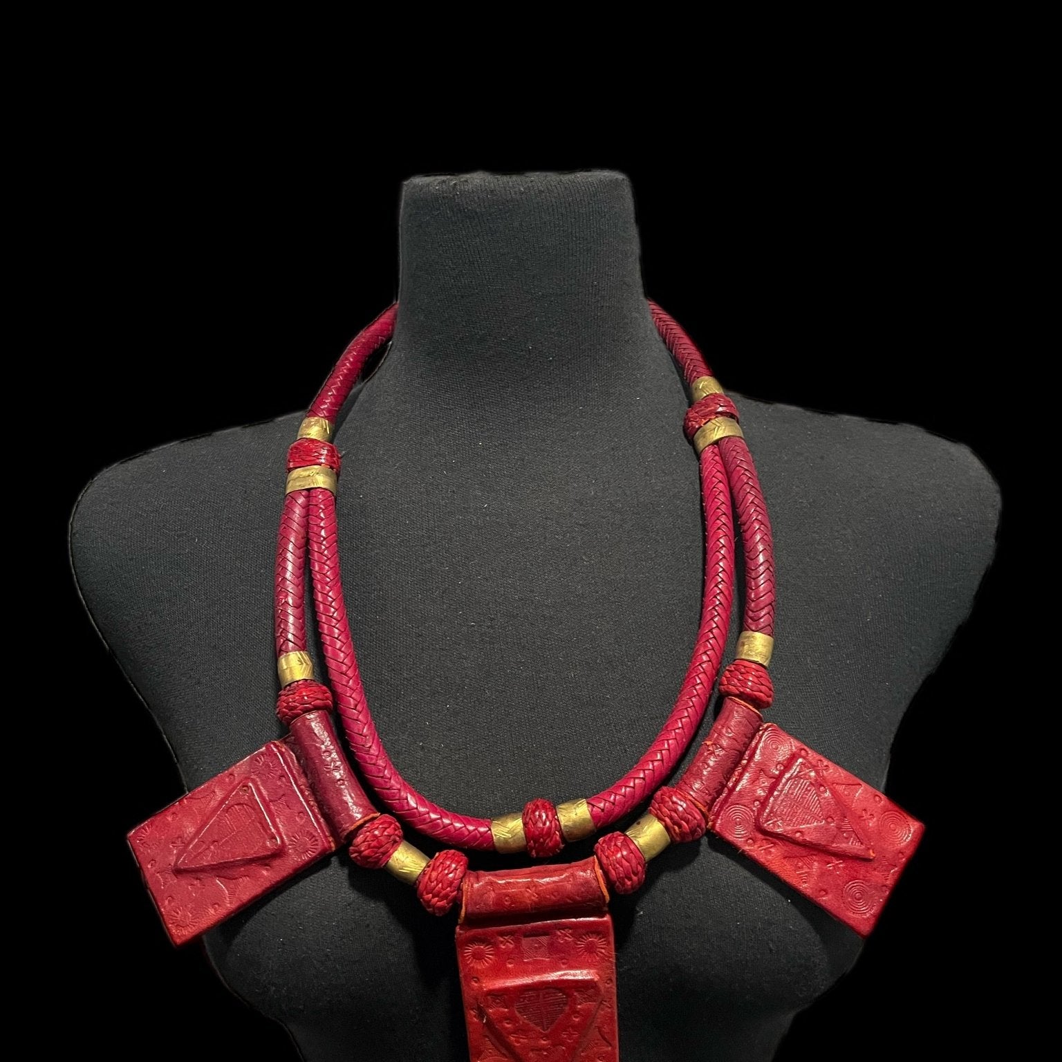 Barima leather Necklace - Trufacebygrace