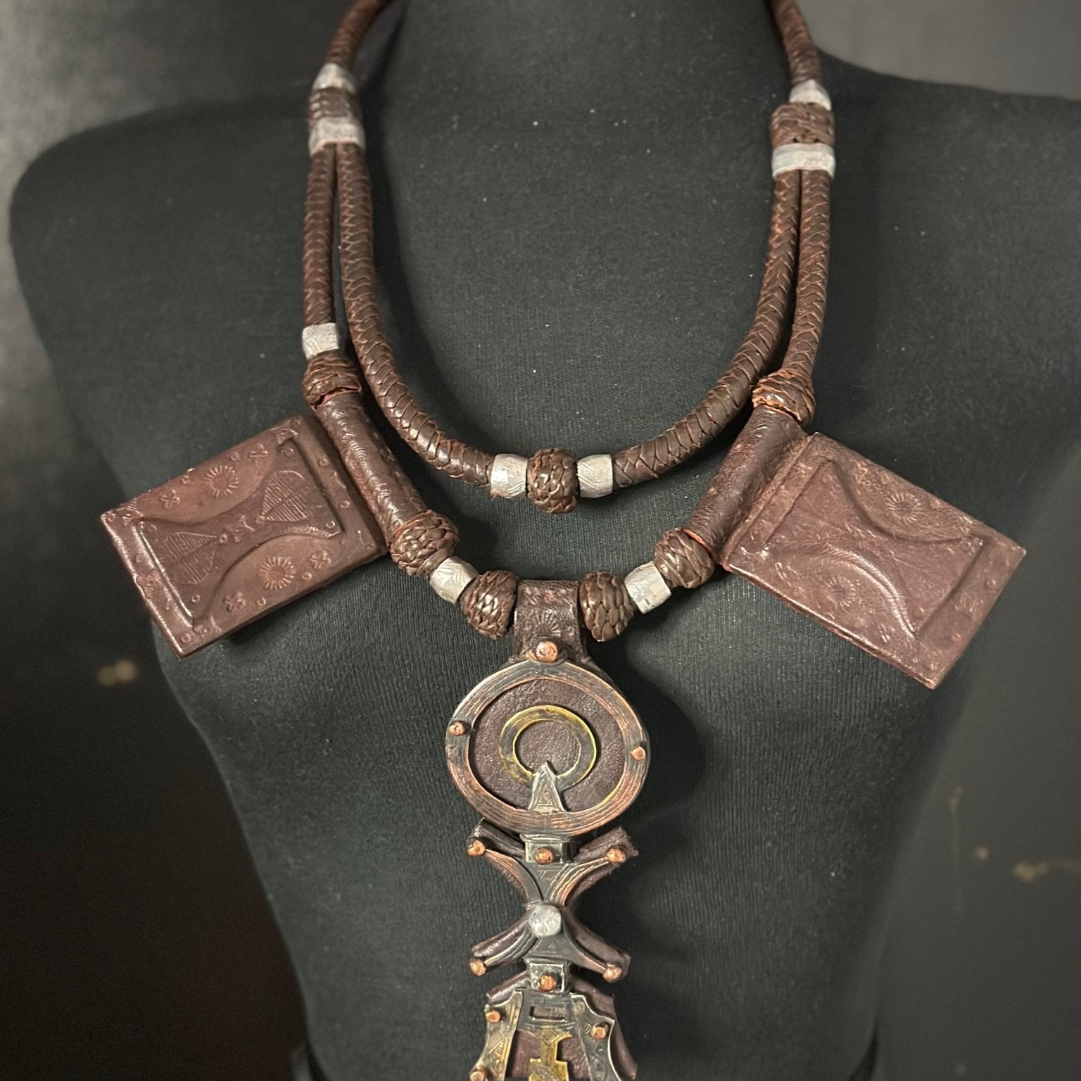 Barimah Oversized Unisex Tuareg Key of the desert Necklace - Trufacebygrace