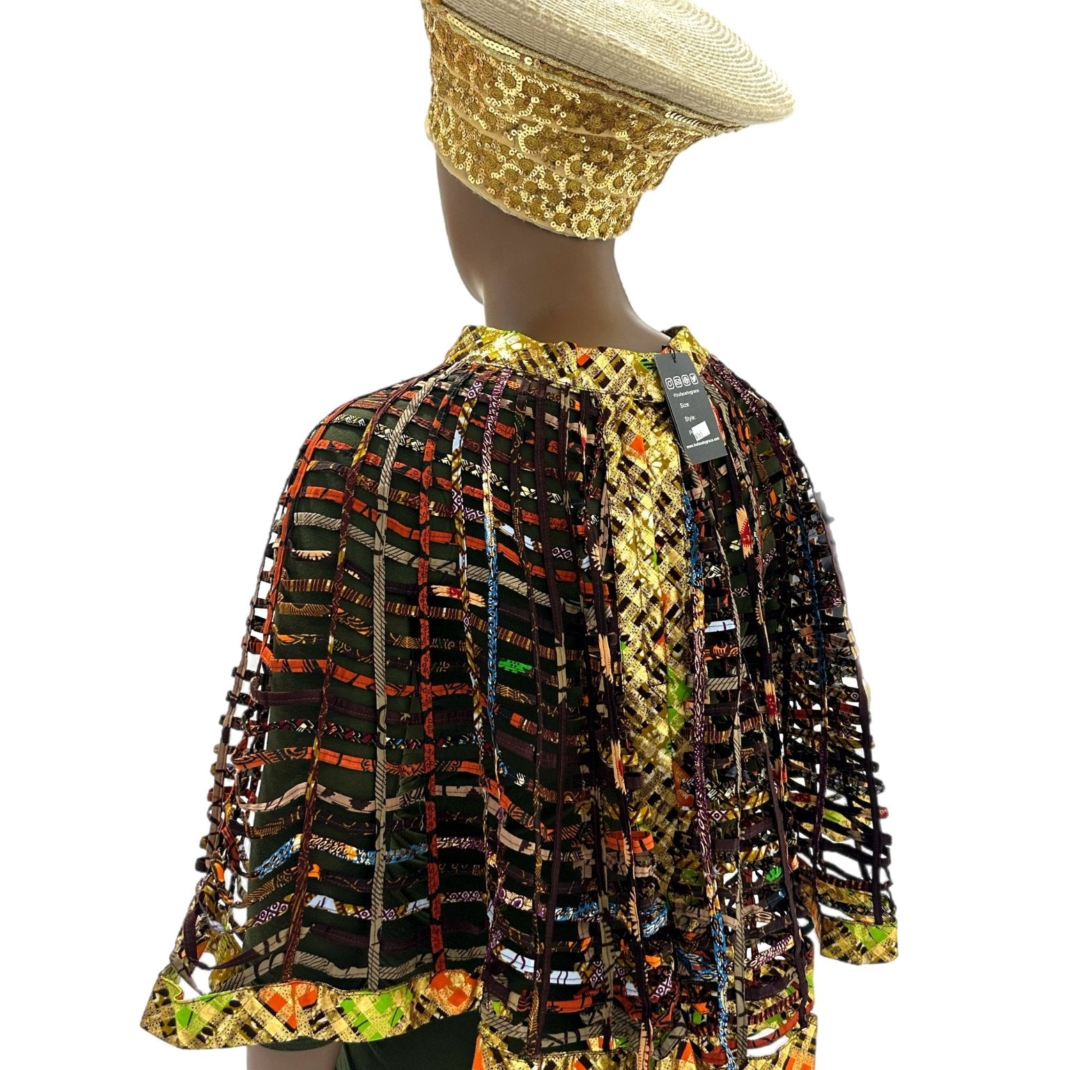 Bateau Neck Ankara Cape - Trufacebygrace