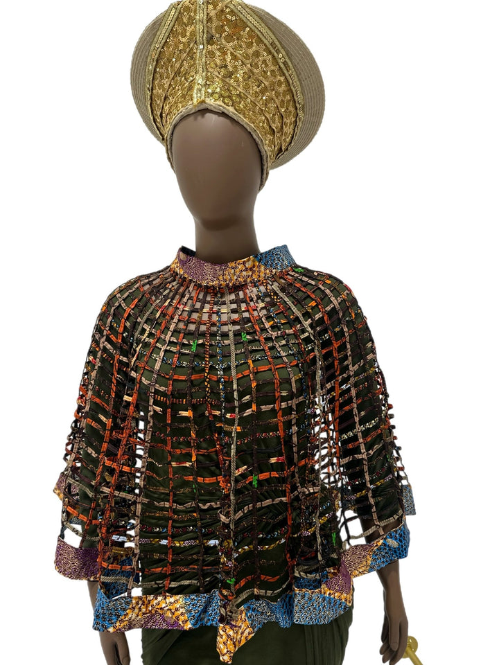 Bateau Neck Ankara Cape - Trufacebygrace