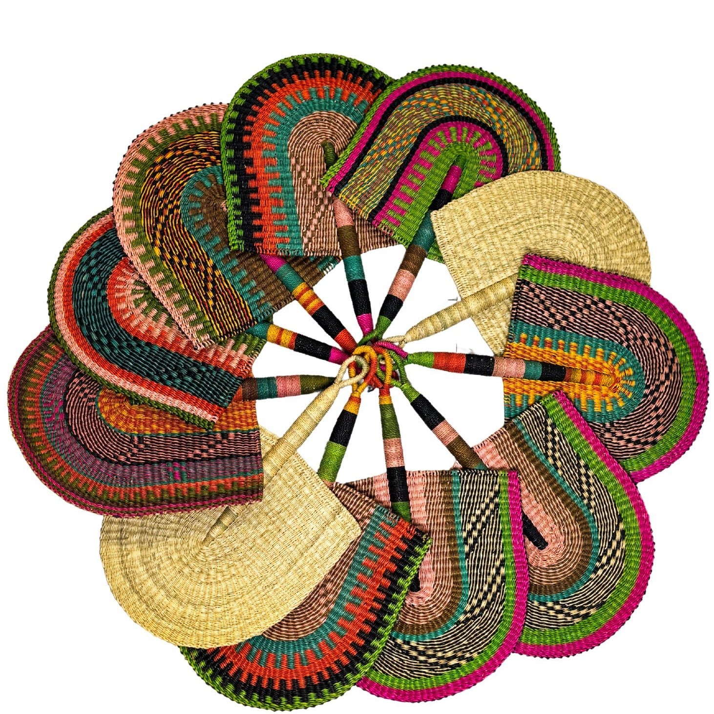 Bawku Bloom Hand Fans - Trufacebygrace