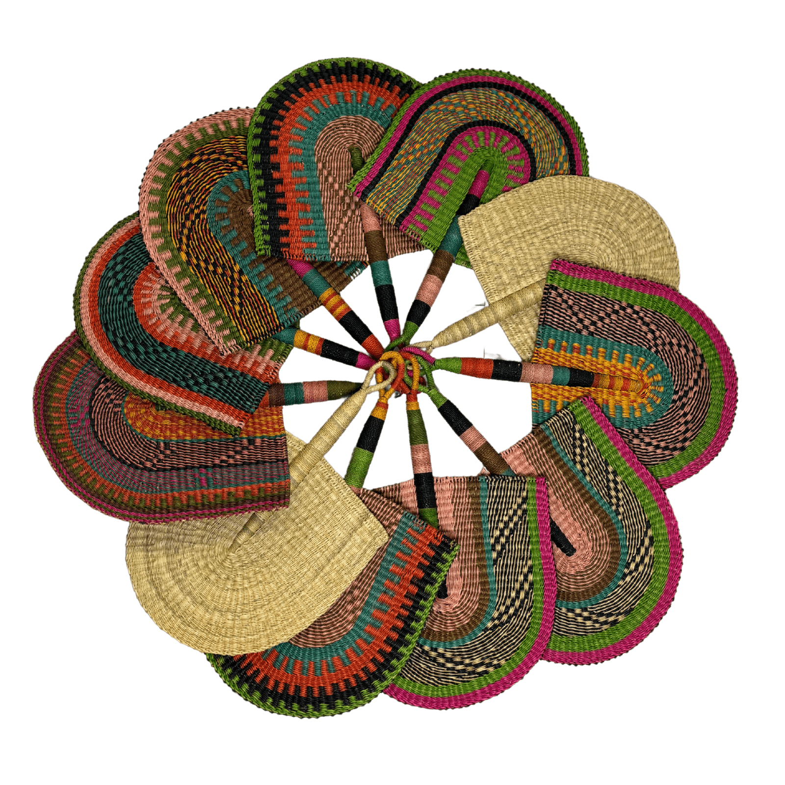Bawku Bloom Hand Fans - Trufacebygrace