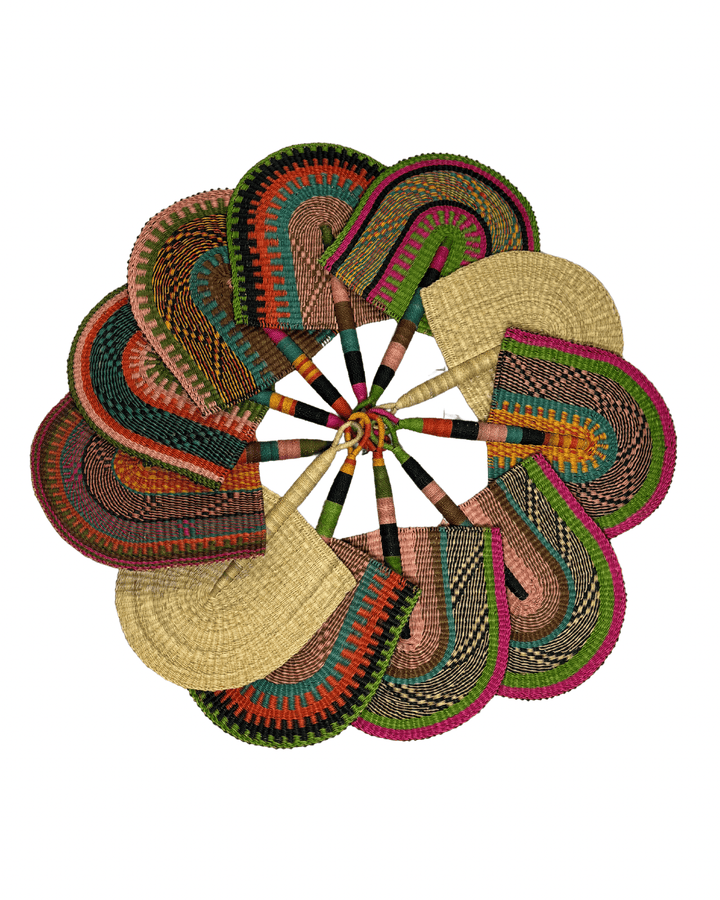 Bawku Bloom Hand Fans - Trufacebygrace