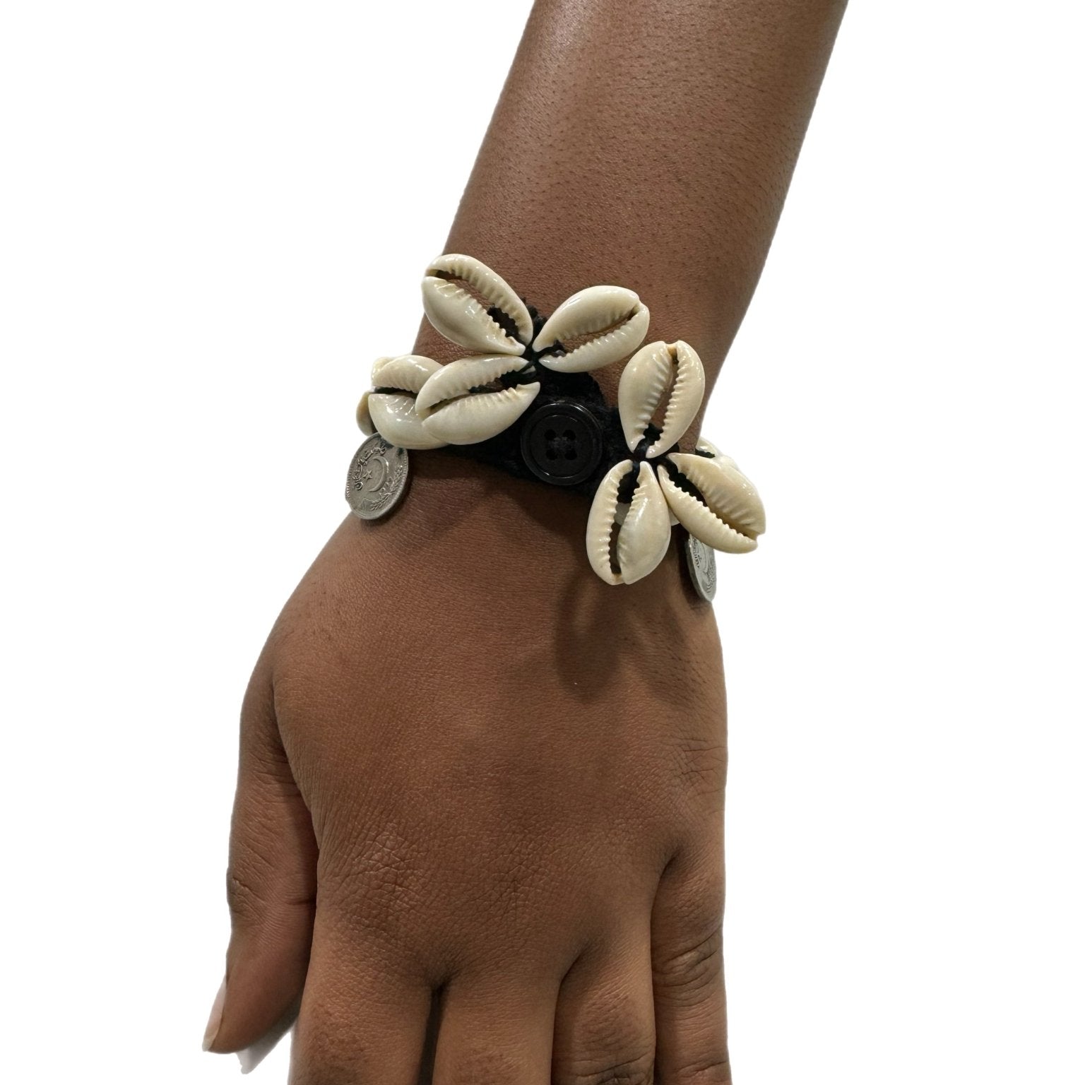 Beach Goddess Cowry shell Bracelet / Anklet - Trufacebygrace