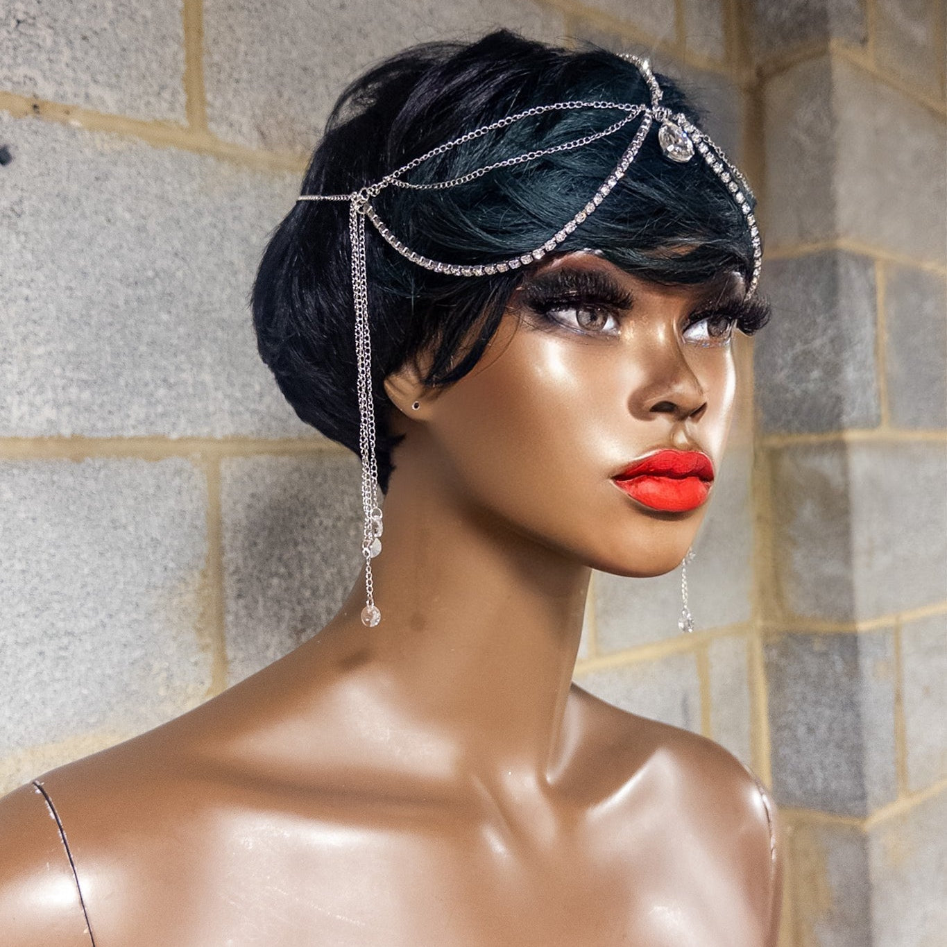 Bey rhinestone headwear/head chain - Trufacebygrace