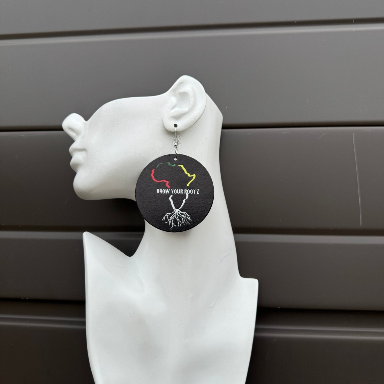 Black lives Matter Wooden Earring - Trufacebygrace