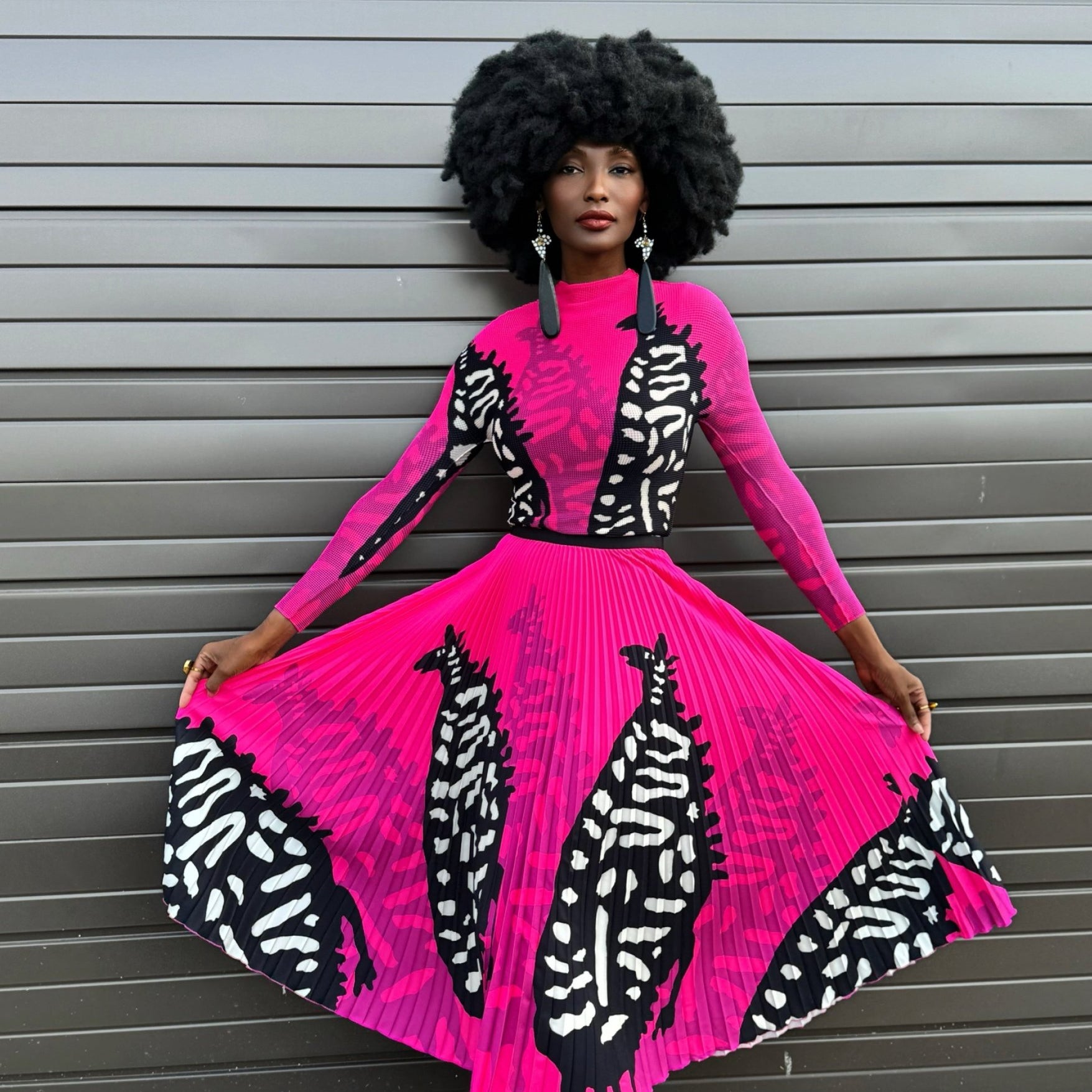 Chromatic Charm Skirt and Top Set - Trufacebygrace