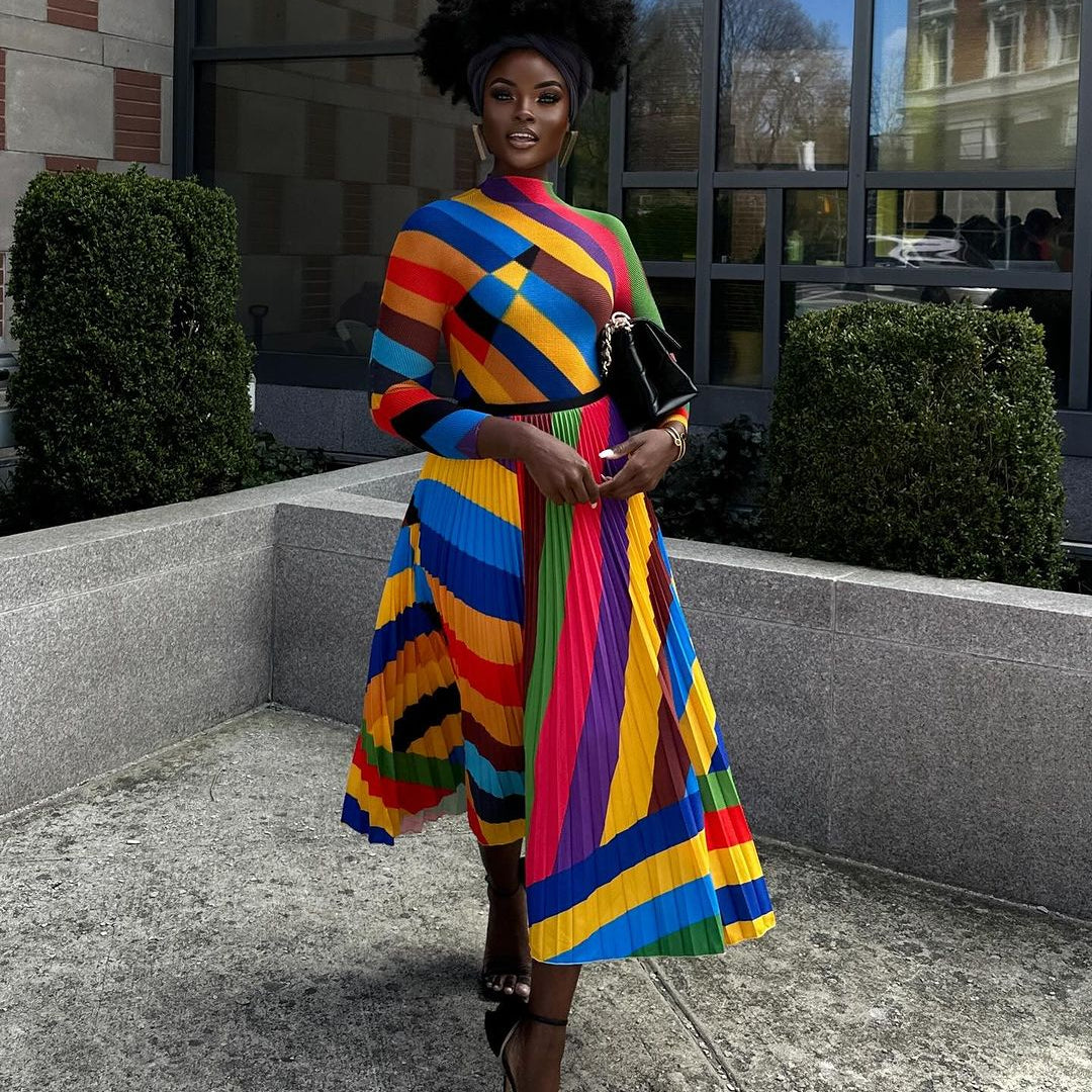 Chromatic Charm Skirt and Top Set - Trufacebygrace