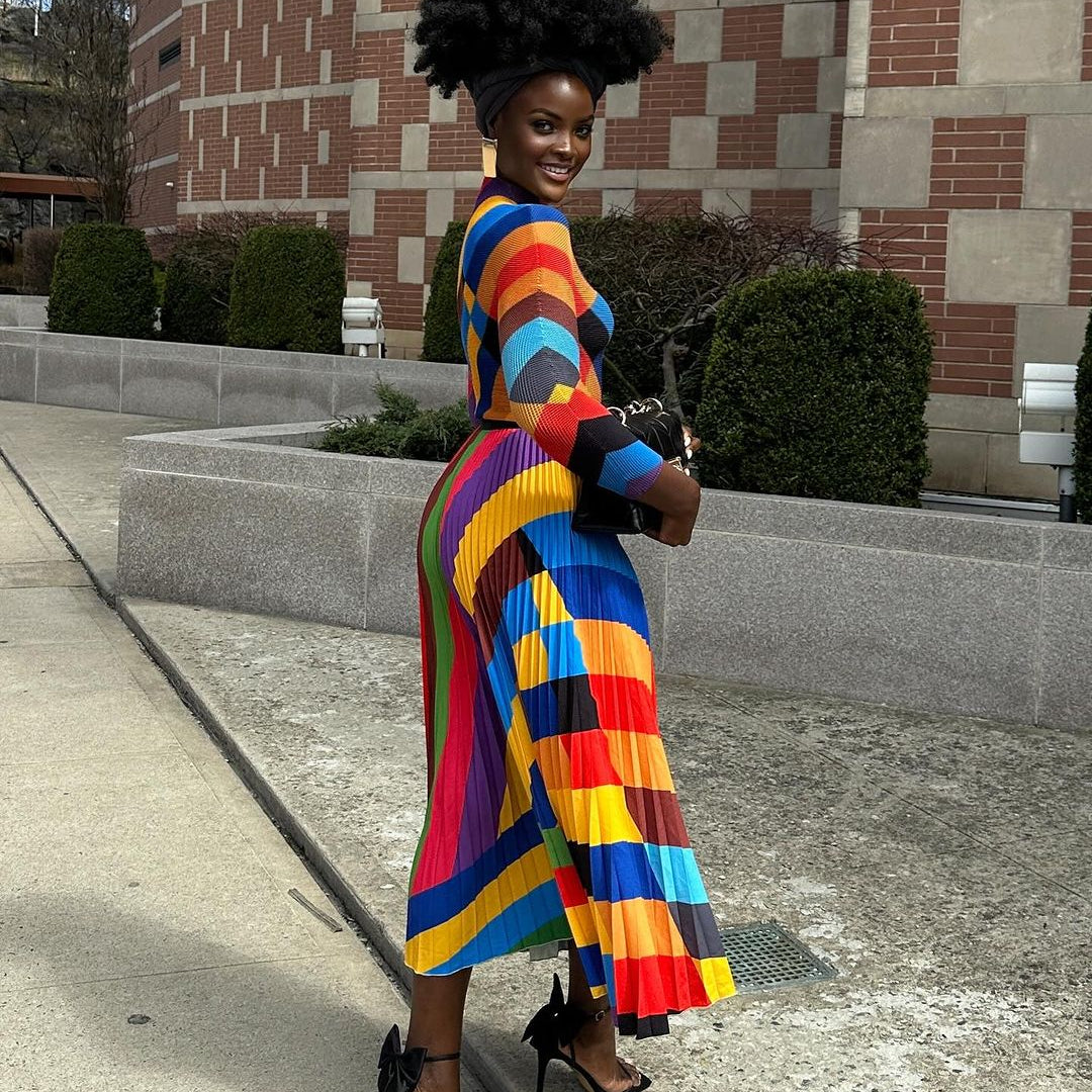 Chromatic Charm Skirt and Top Set - Trufacebygrace